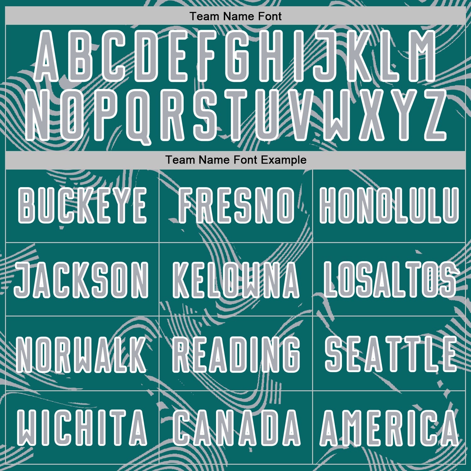 Custom Teal Gray-White Curve Lines Sports Sublimation Soccer Uniform Jersey