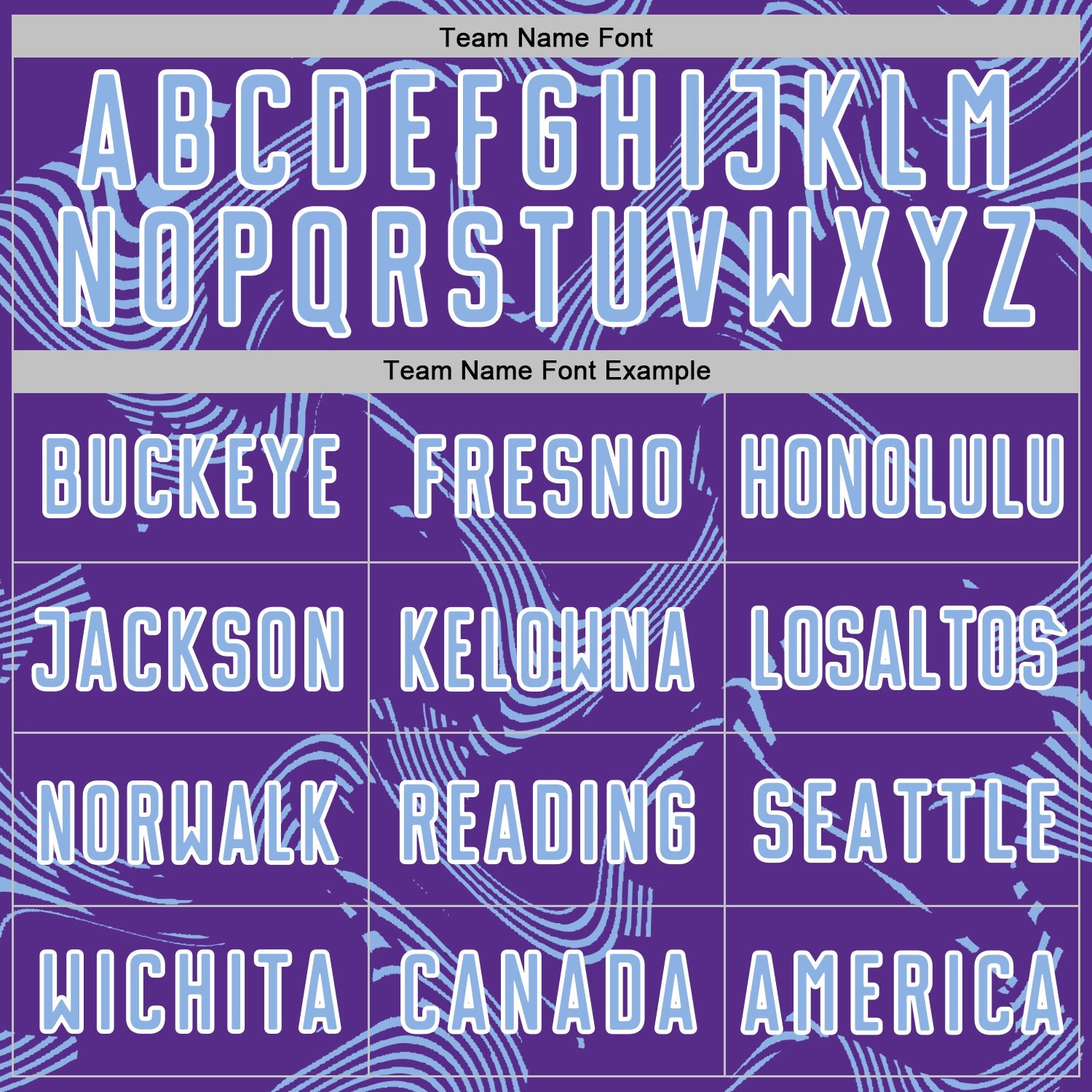 Custom Purple Light Blue-White Curve Lines Sports Sublimation Soccer Uniform Jersey