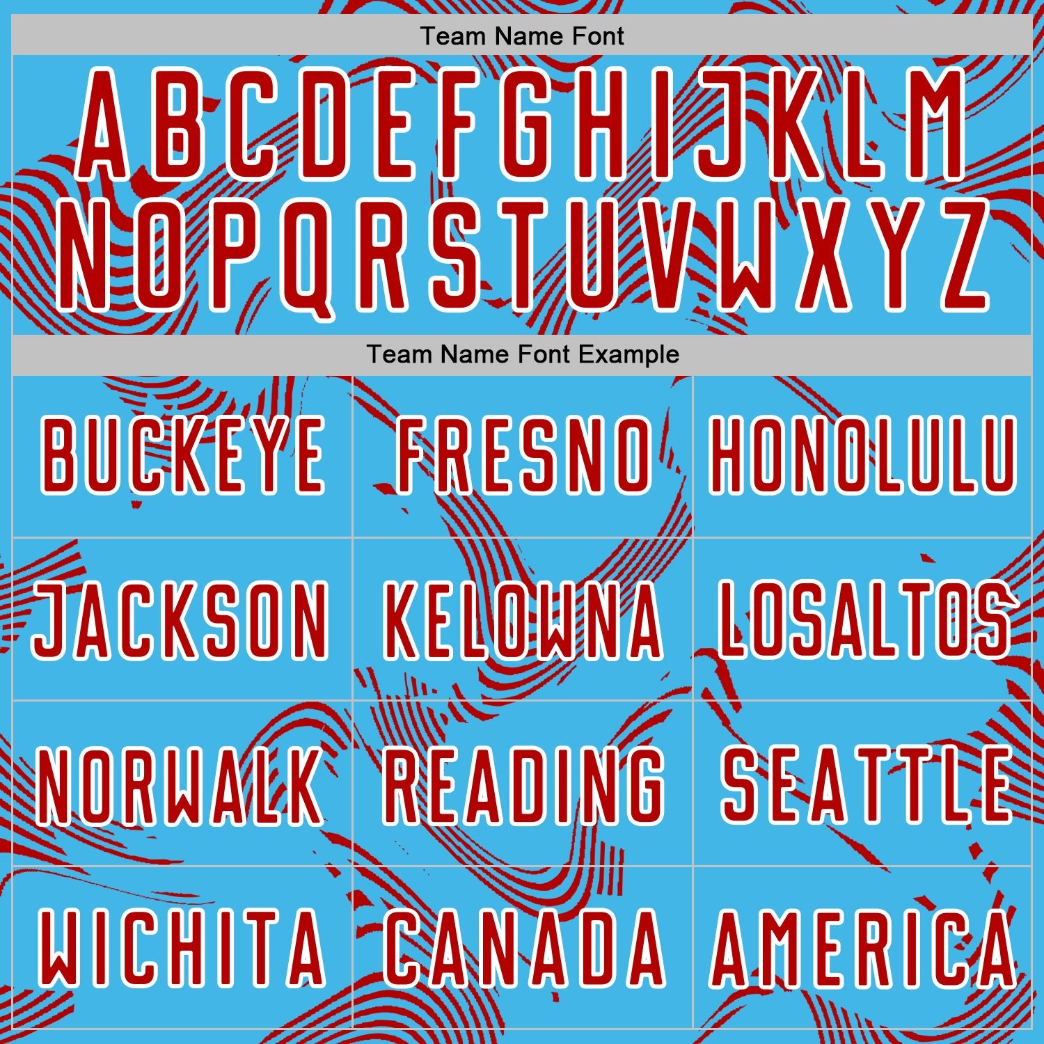 Custom Sky Blue Red-White Curve Lines Sports Sublimation Soccer Uniform Jersey