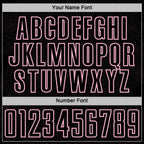 Custom Black Light Pink Geometric Shape Sports Sublimation Soccer Uniform Jersey