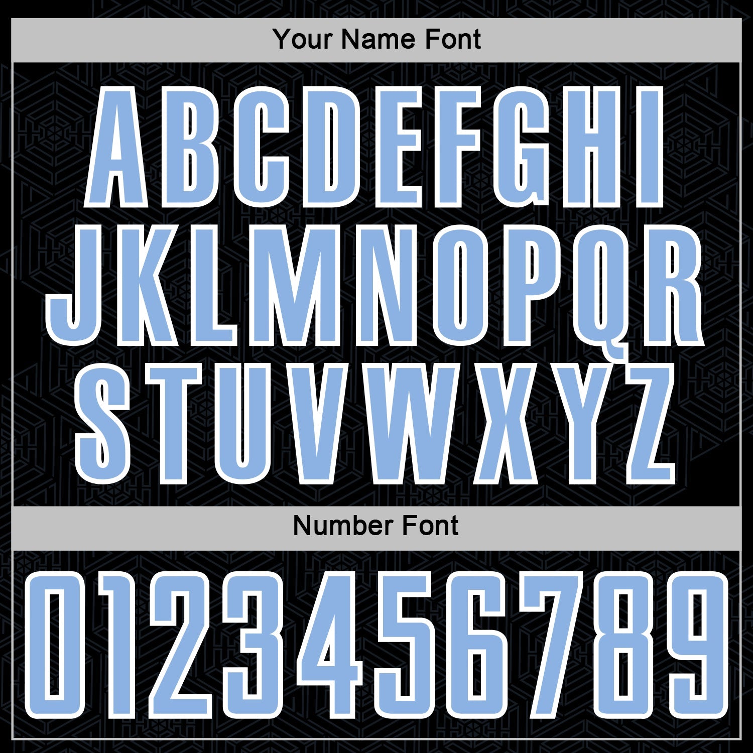 Custom Black Light Blue-White Geometric Shape Sports Sublimation Soccer Uniform Jersey