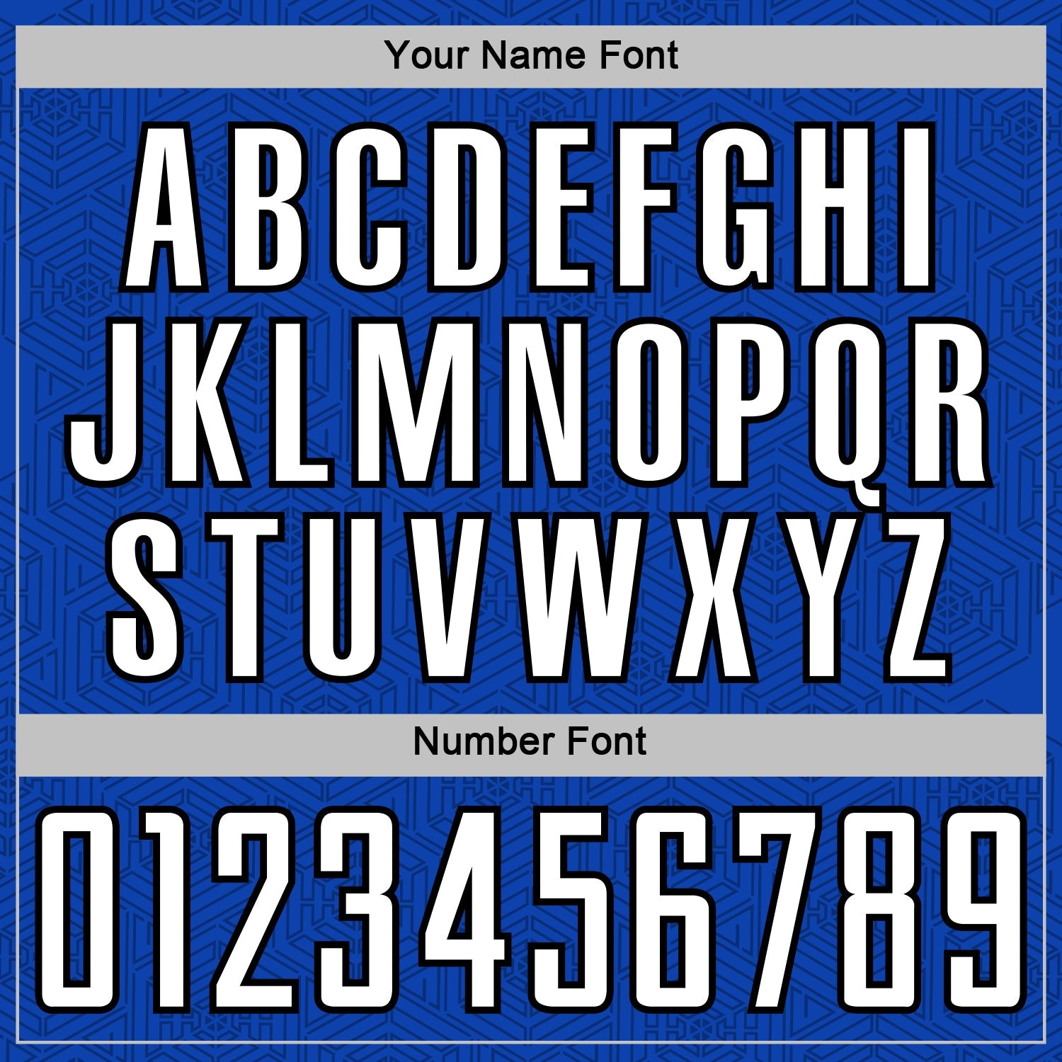 Custom Thunder Blue White-Black Geometric Shape Sports Sublimation Soccer Uniform Jersey