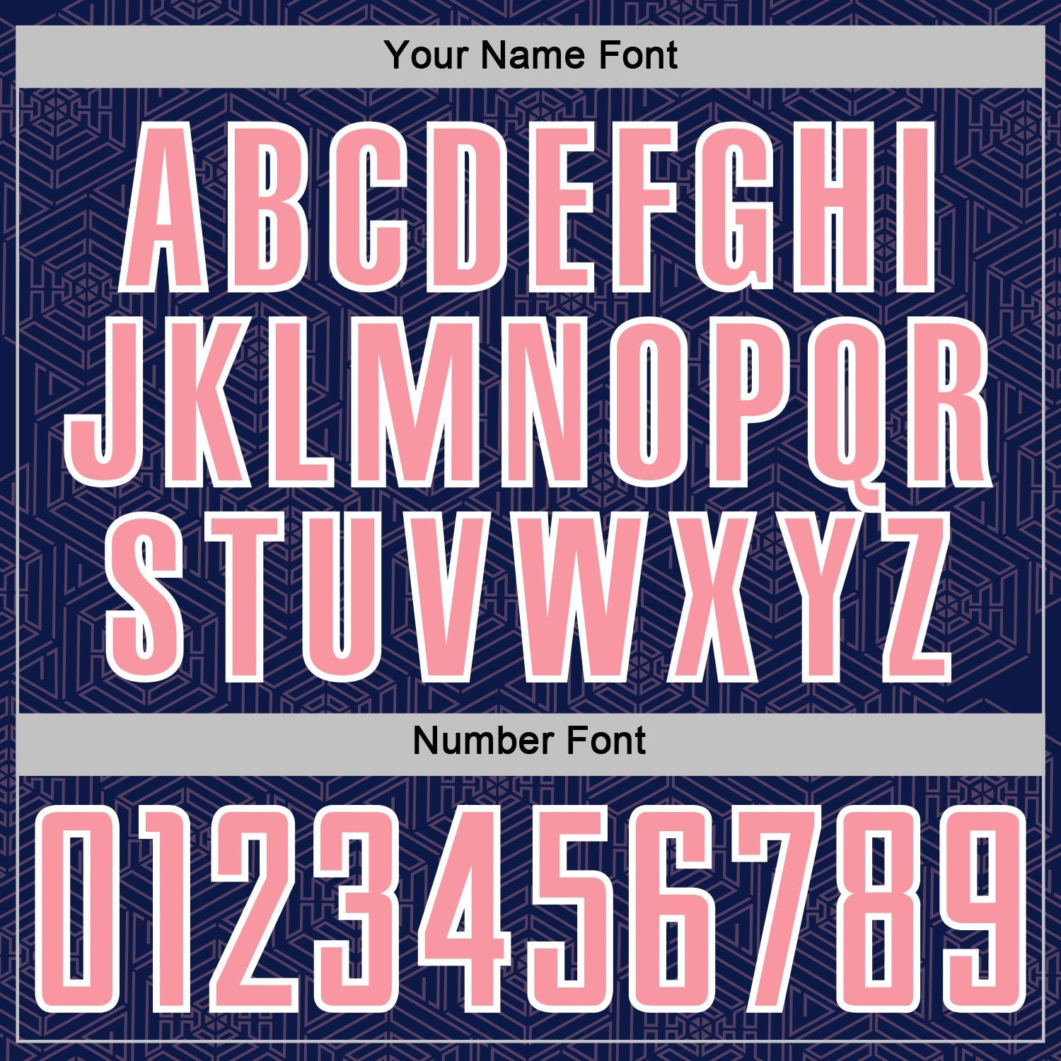 Custom Navy Medium Pink-White Geometric Shape Sports Sublimation Soccer Uniform Jersey