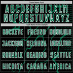 Custom Black Kelly Green-White Lightning Sports Sublimation Soccer Uniform Jersey