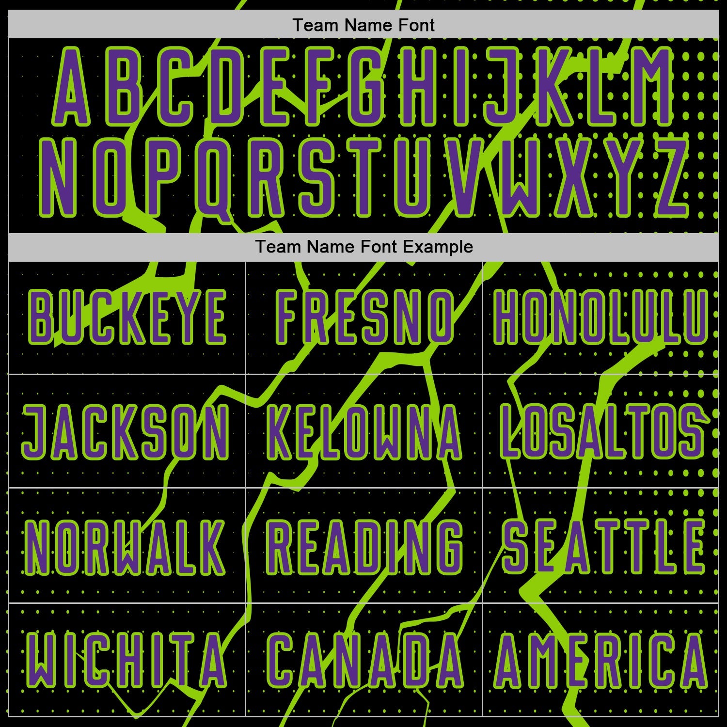 Custom Black Purple-Neon Green Lightning Sports Sublimation Soccer Uniform Jersey