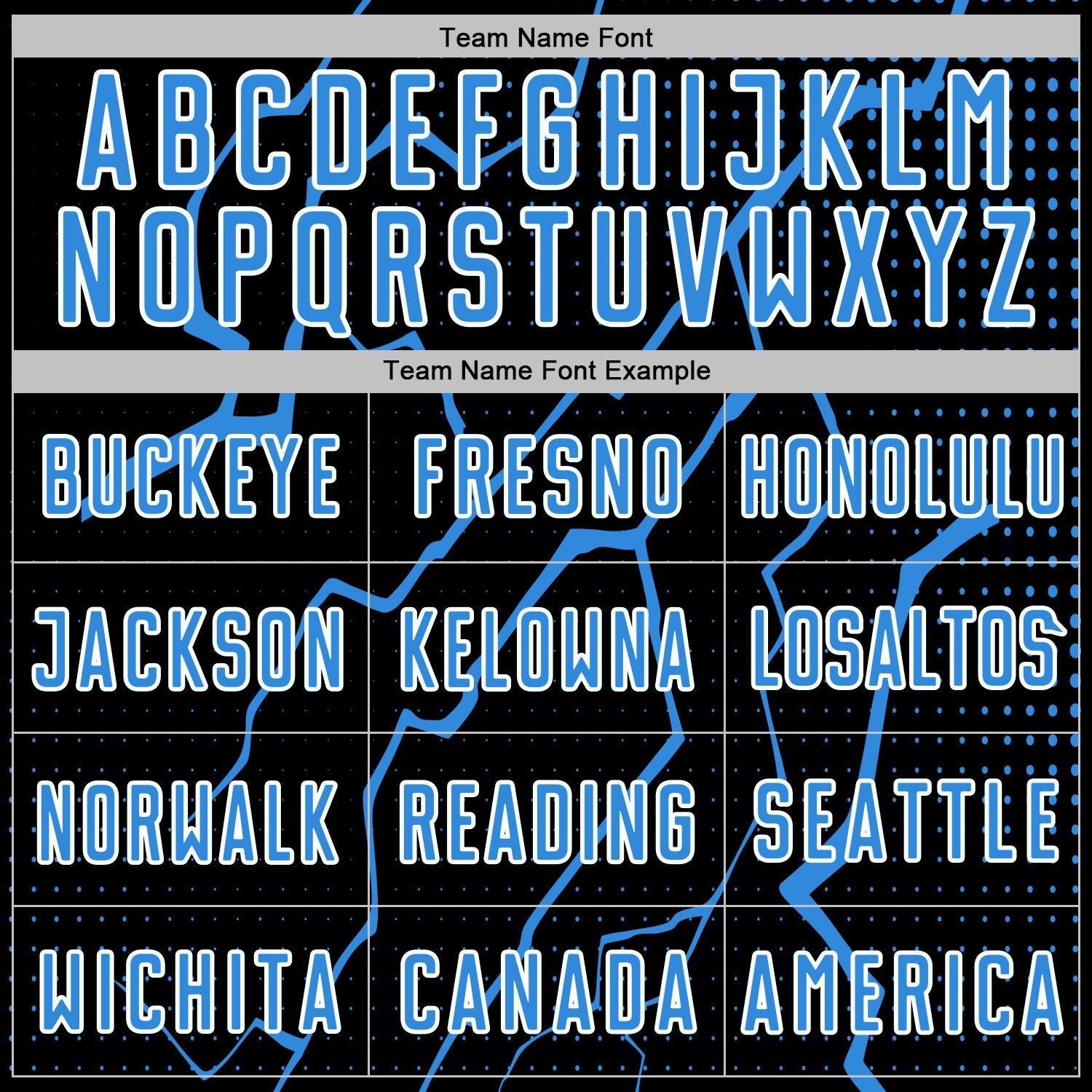 Custom Black Powder Blue-White Lightning Sports Sublimation Soccer Uniform Jersey