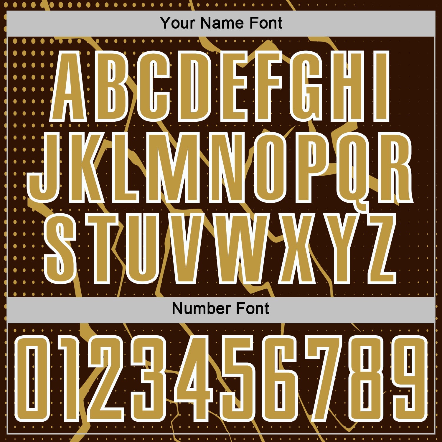 Custom Brown Old Gold-White Lightning Sports Sublimation Soccer Uniform Jersey