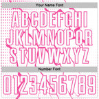 Custom White Pink Lightning Sports Sublimation Soccer Uniform Jersey