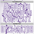 Custom White Purple Lightning Sports Sublimation Soccer Uniform Jersey
