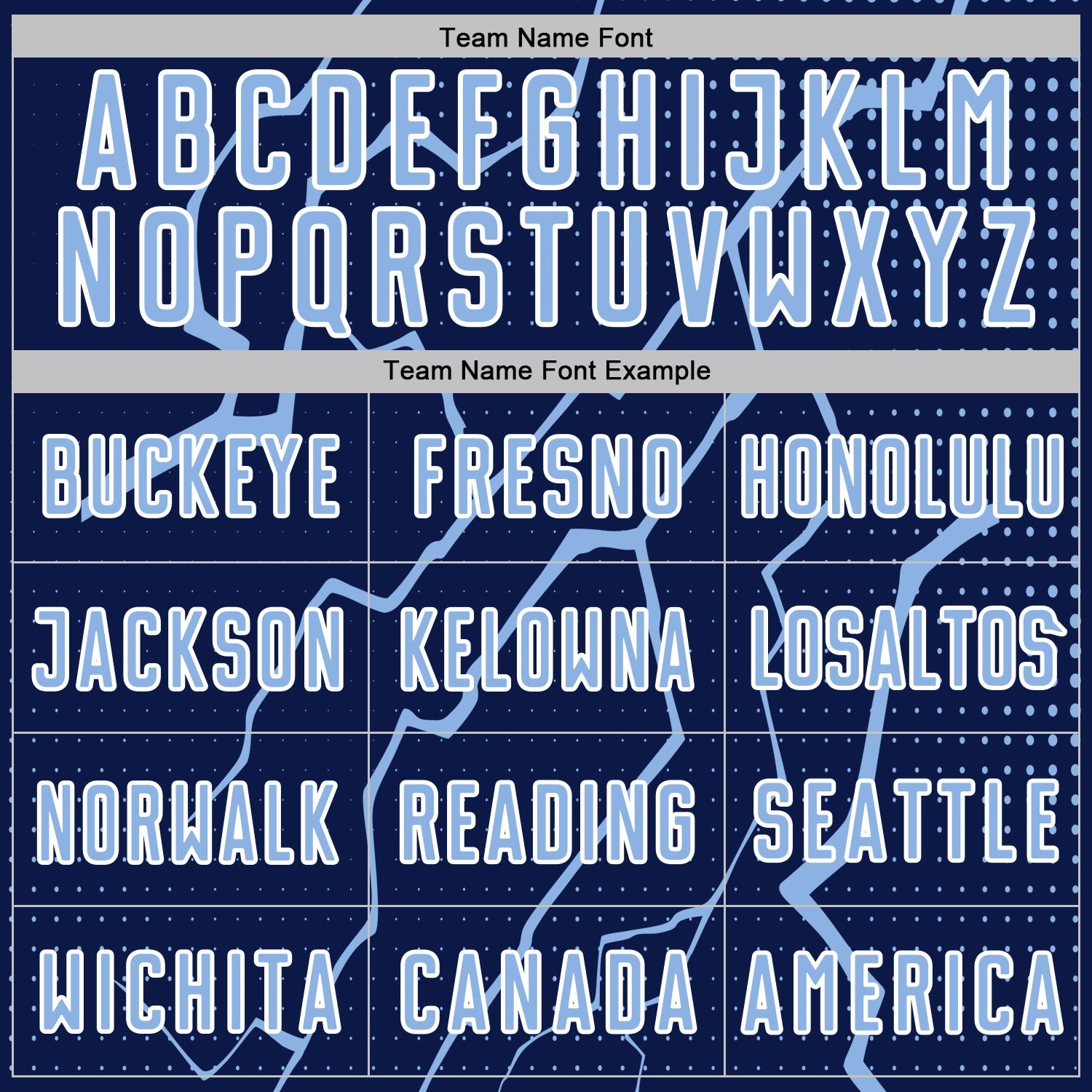 Custom Navy Light Blue-White Lightning Sports Sublimation Soccer Uniform Jersey