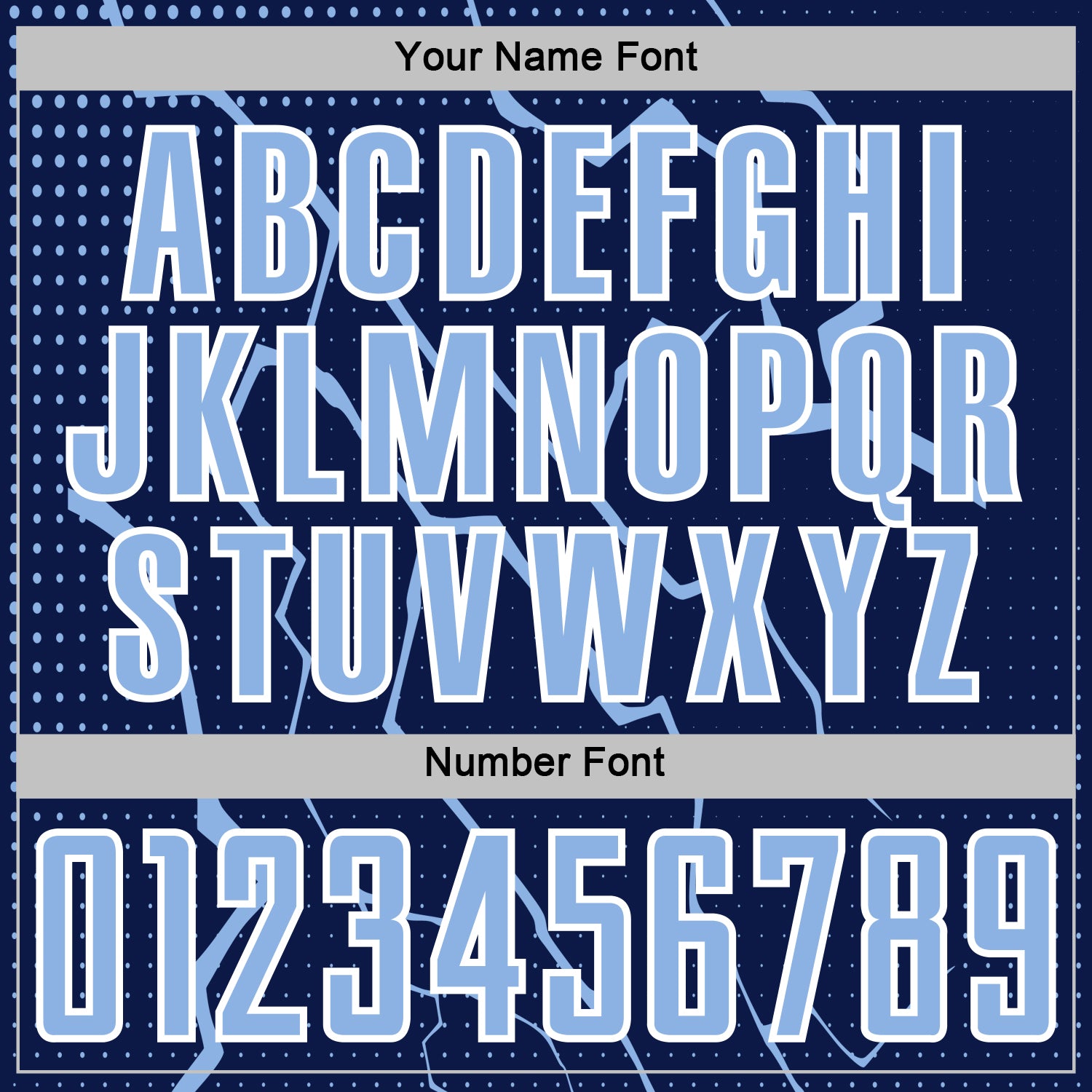 Custom Navy Light Blue-White Lightning Sports Sublimation Soccer Uniform Jersey