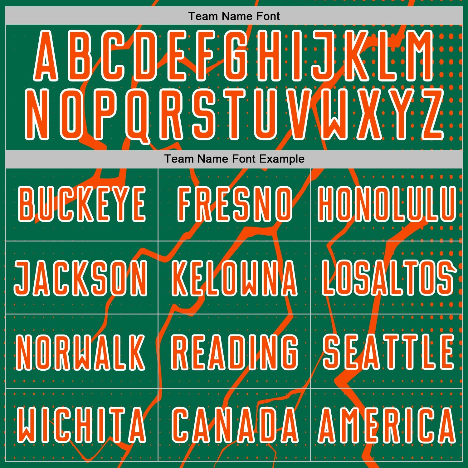 Custom Kelly Green Orange-White Lightning Sports Sublimation Soccer Uniform Jersey