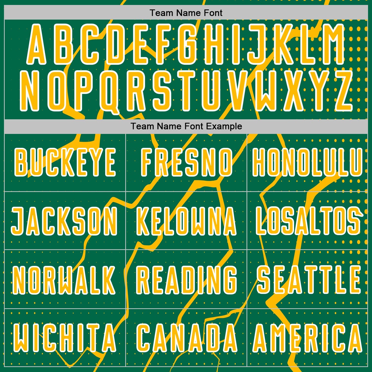 Custom Kelly Green Gold-White Lightning Sports Sublimation Soccer Uniform Jersey