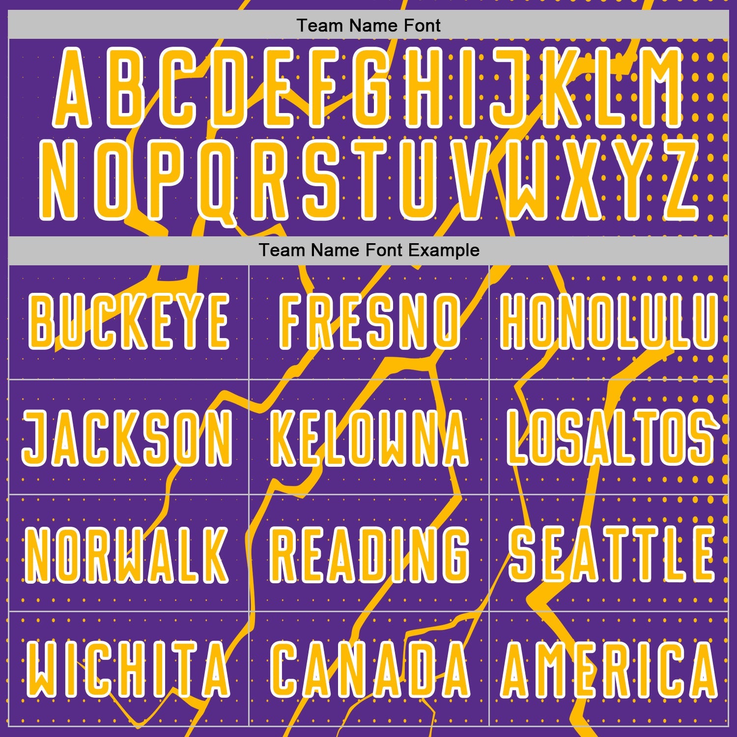 Custom Purple Gold-White Lightning Sports Sublimation Soccer Uniform Jersey