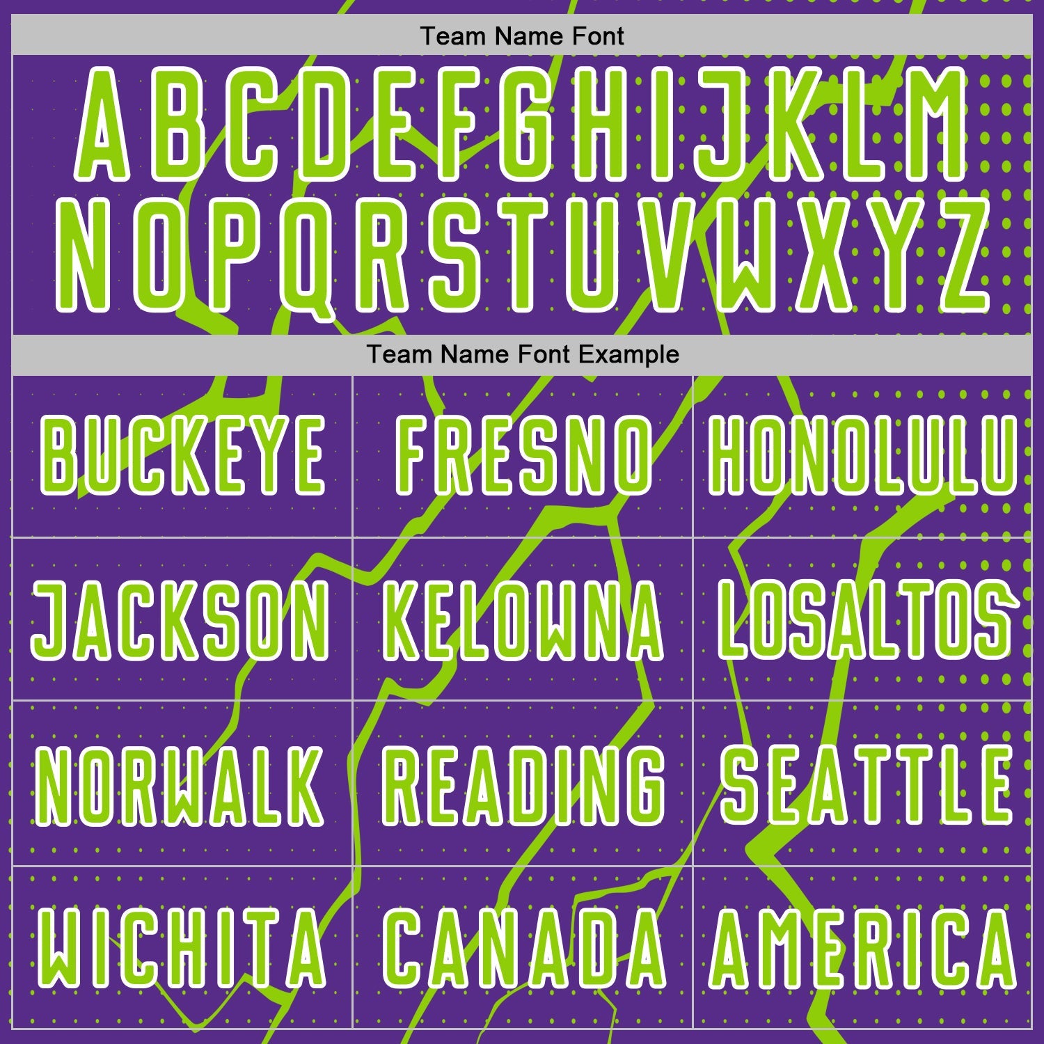 Custom Purple Neon Green-White Lightning Sports Sublimation Soccer Uniform Jersey