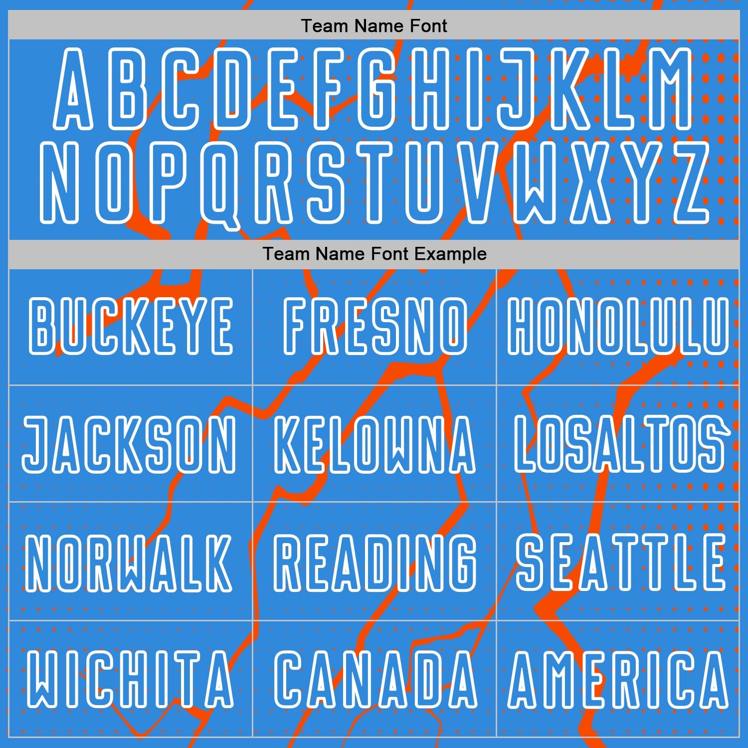 Custom Powder Blue Orange-White Lightning Sports Sublimation Soccer Uniform Jersey