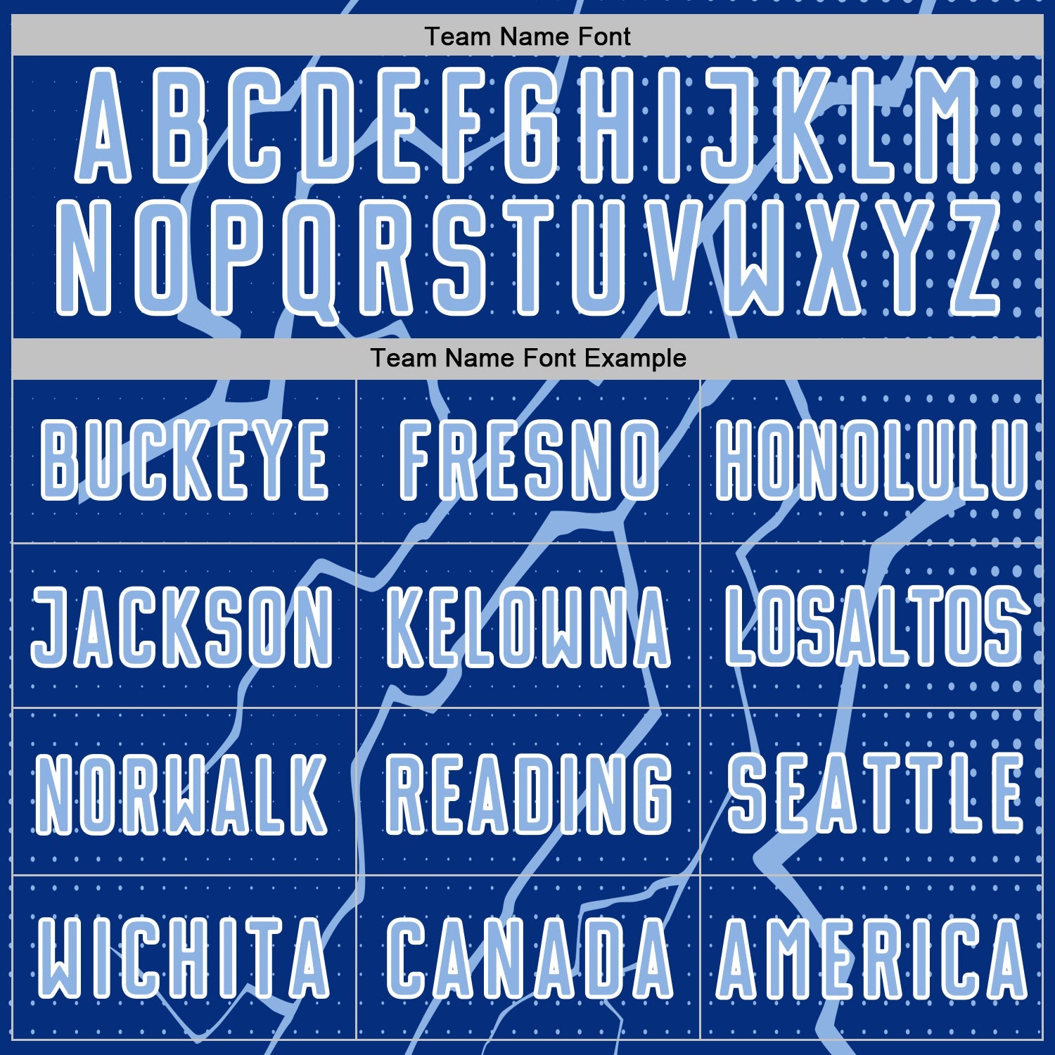 Custom Royal Light Blue-White Lightning Sports Sublimation Soccer Uniform Jersey