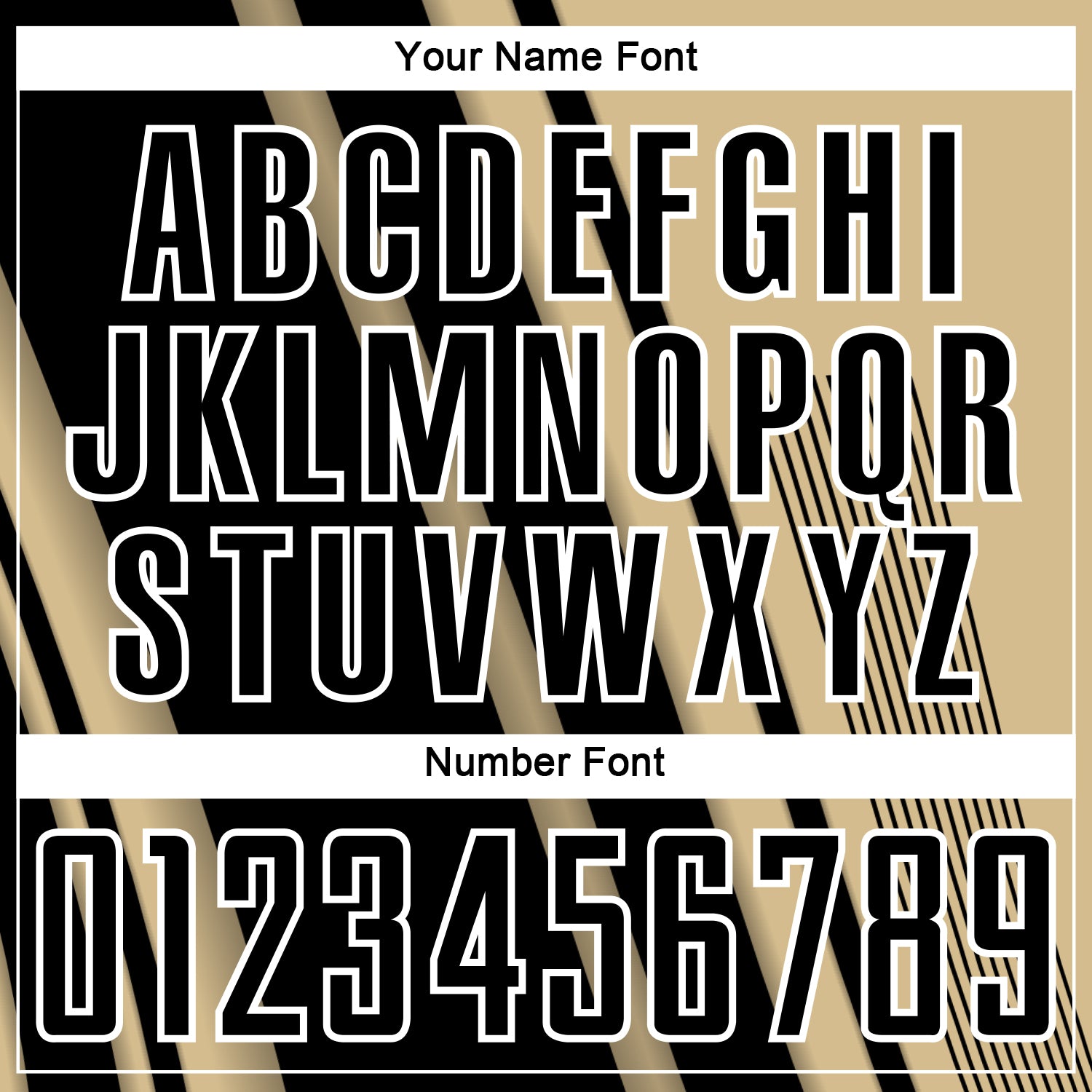 Custom Vegas Gold Black-White Lines Sports Sublimation Soccer Uniform Jersey