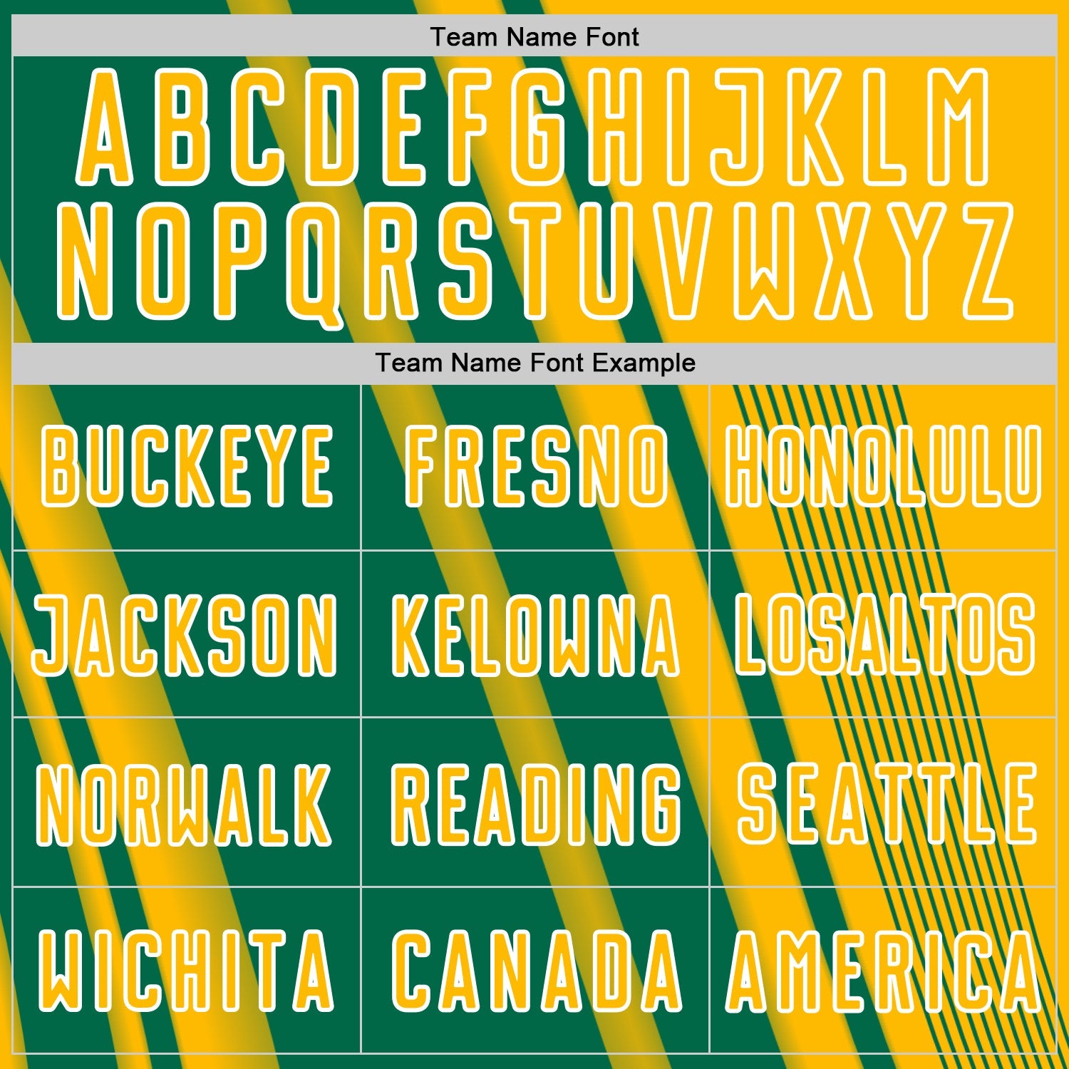 Custom Gold Kelly Green-White Lines Sports Sublimation Soccer Uniform Jersey