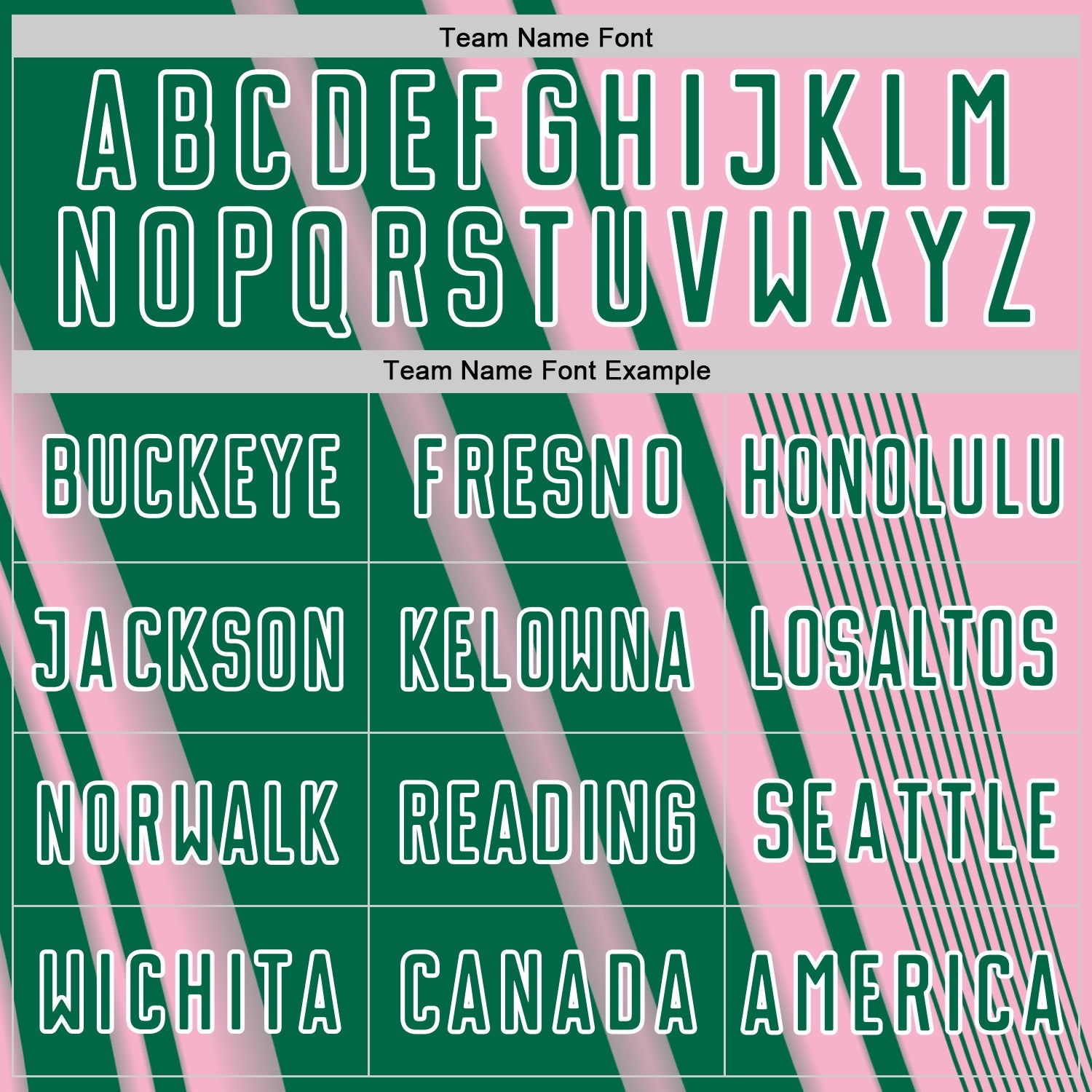 Custom Light Pink Kelly Green-White Lines Sports Sublimation Soccer Uniform Jersey