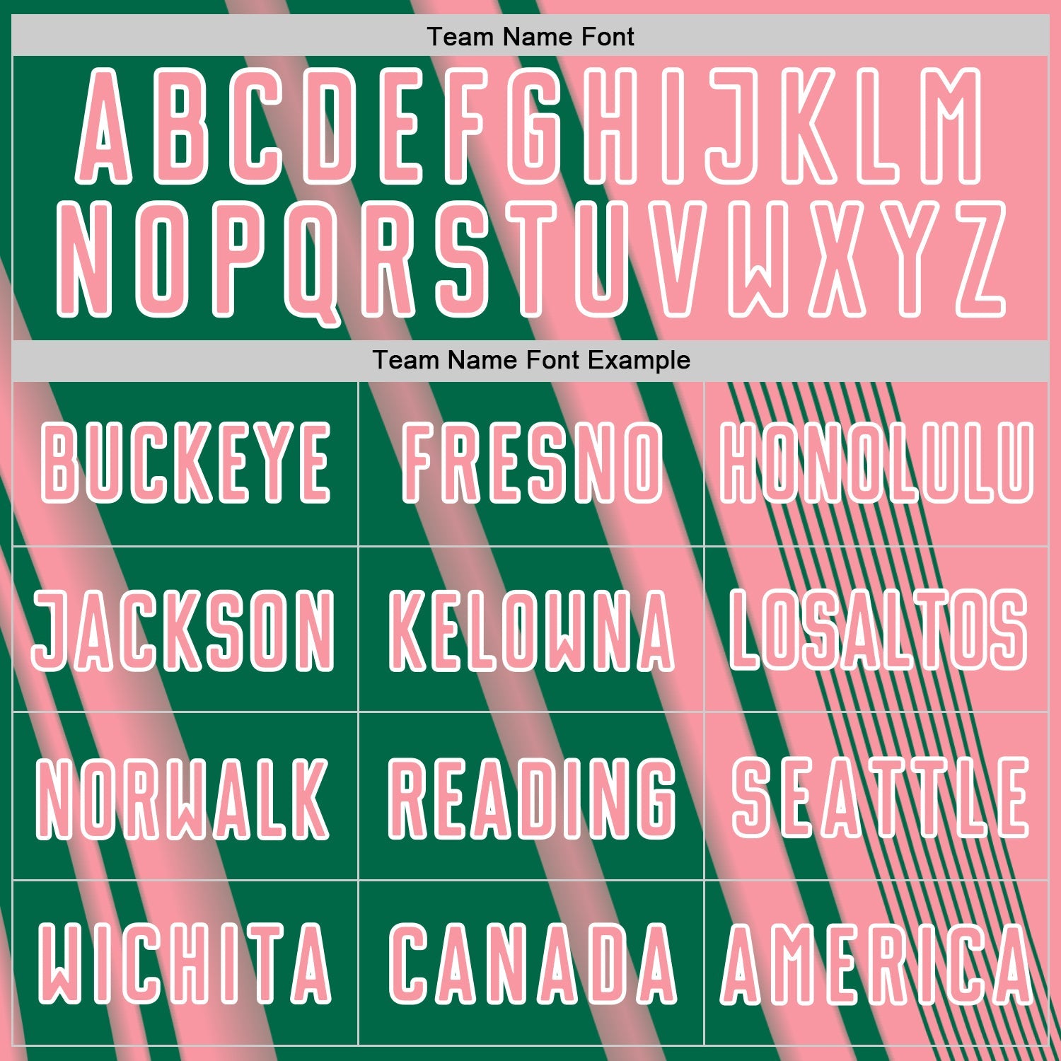 Custom Medium Pink Kelly Green-White Lines Sports Sublimation Soccer Uniform Jersey