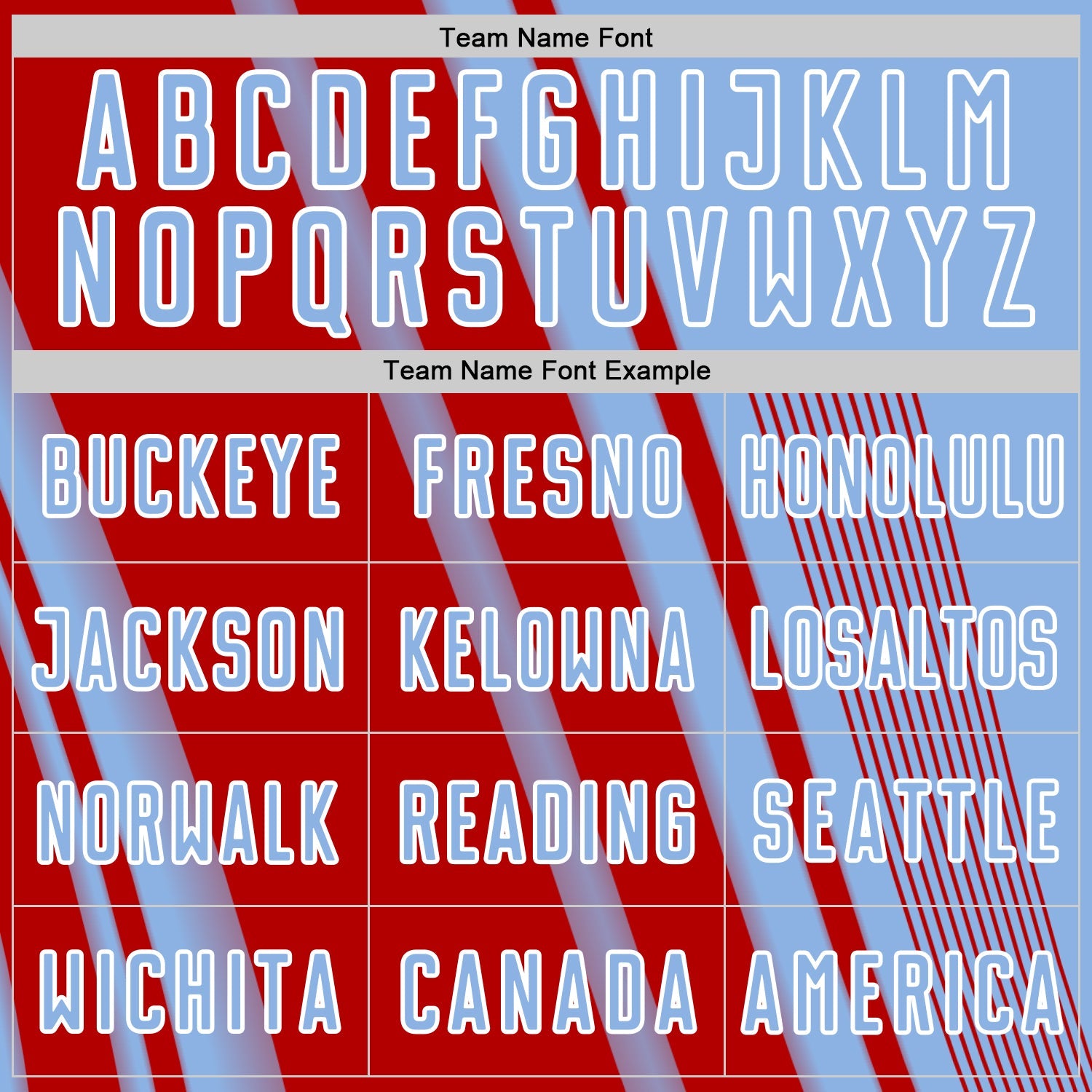 Custom Light Blue Red-White Lines Sports Sublimation Soccer Uniform Jersey