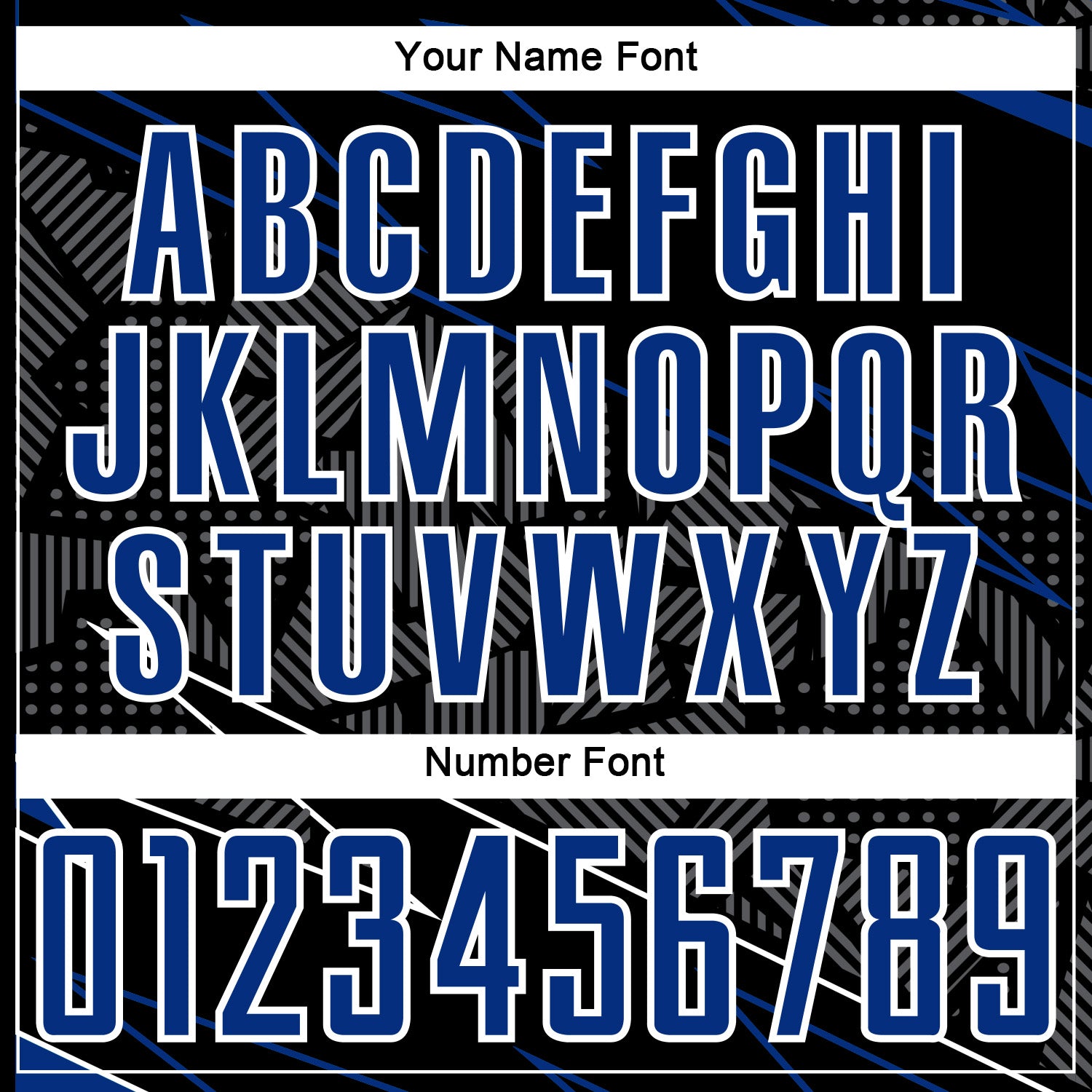 Custom Black Royal-White Lines Sports Sublimation Soccer Uniform Jersey