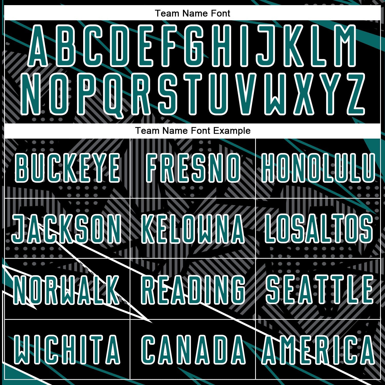 Custom Black Teal-White Lines Sports Sublimation Soccer Uniform Jersey