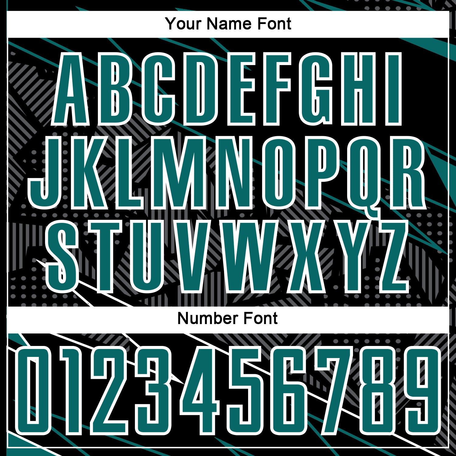 Custom Black Teal-White Lines Sports Sublimation Soccer Uniform Jersey