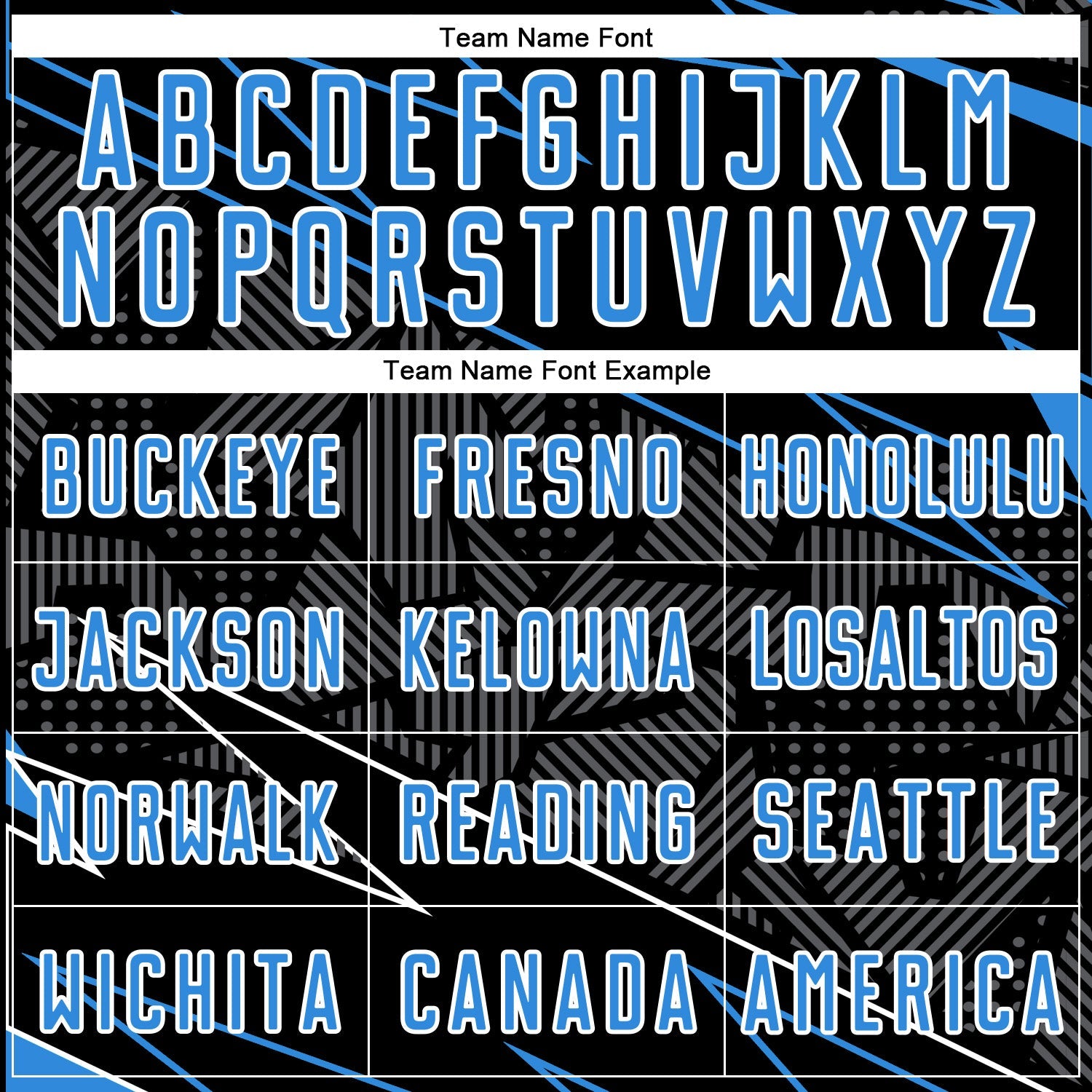 Custom Black Powder Blue-White Lines Sports Sublimation Soccer Uniform Jersey