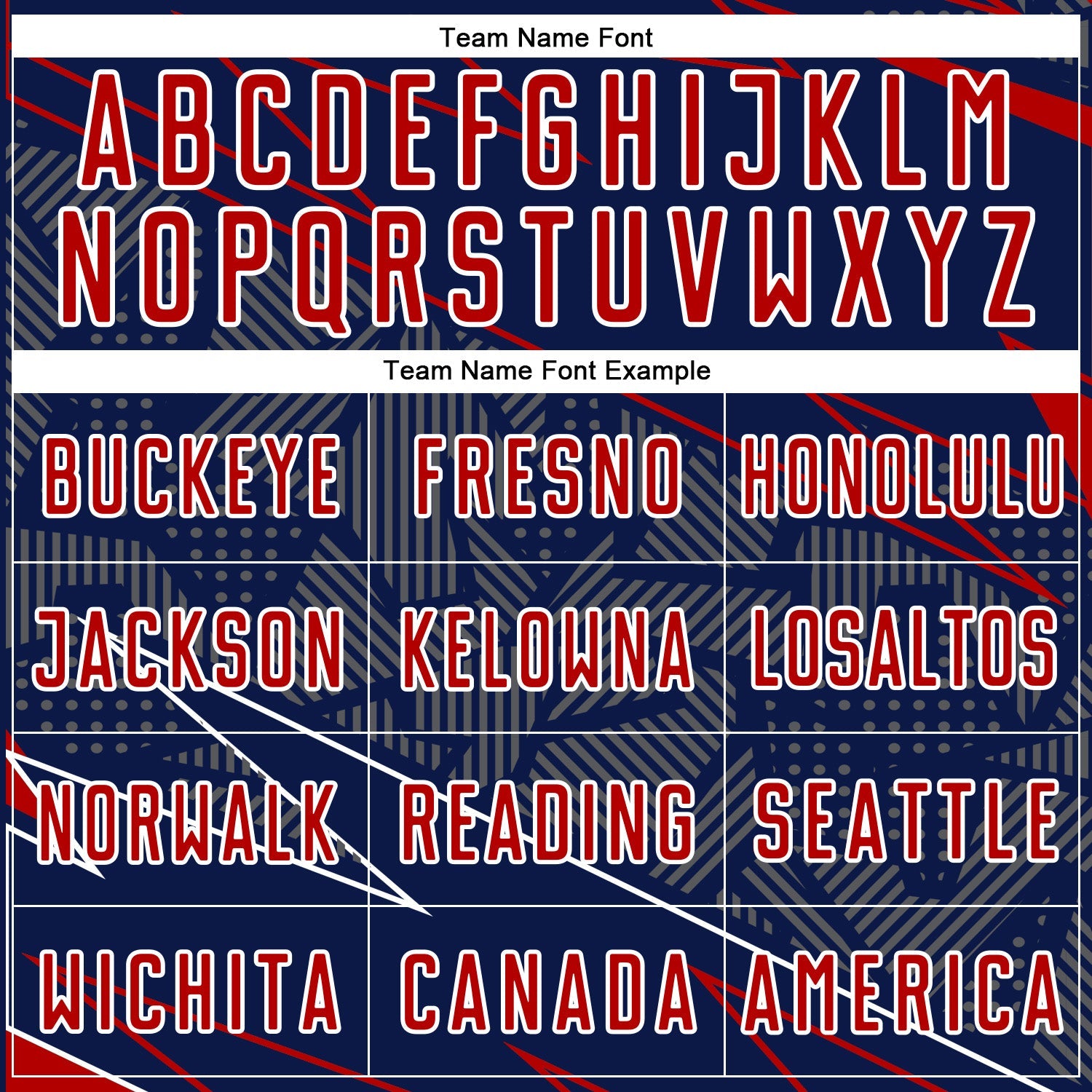 Custom Navy Red-White Lines Sports Sublimation Soccer Uniform Jersey