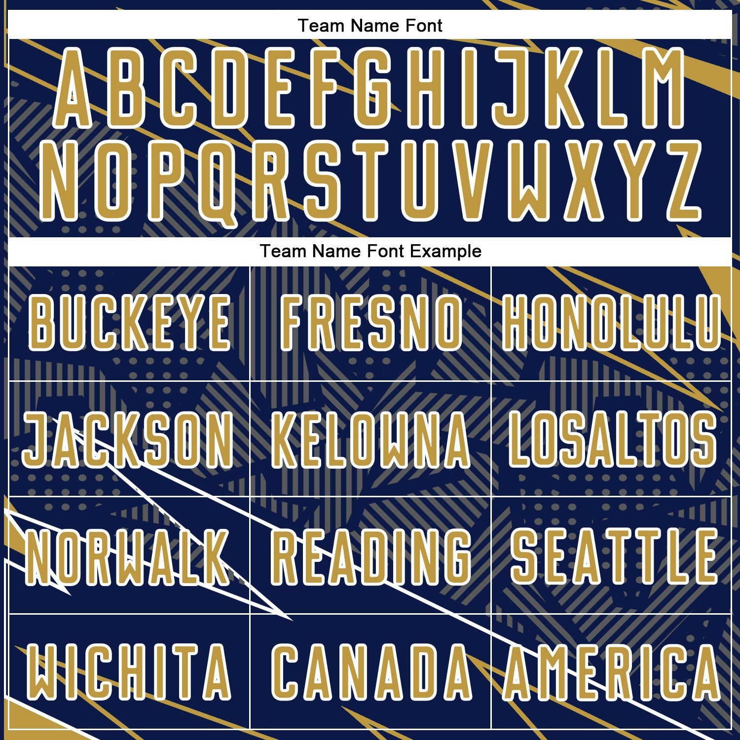 Custom Navy Old Gold-White Lines Sports Sublimation Soccer Uniform Jersey