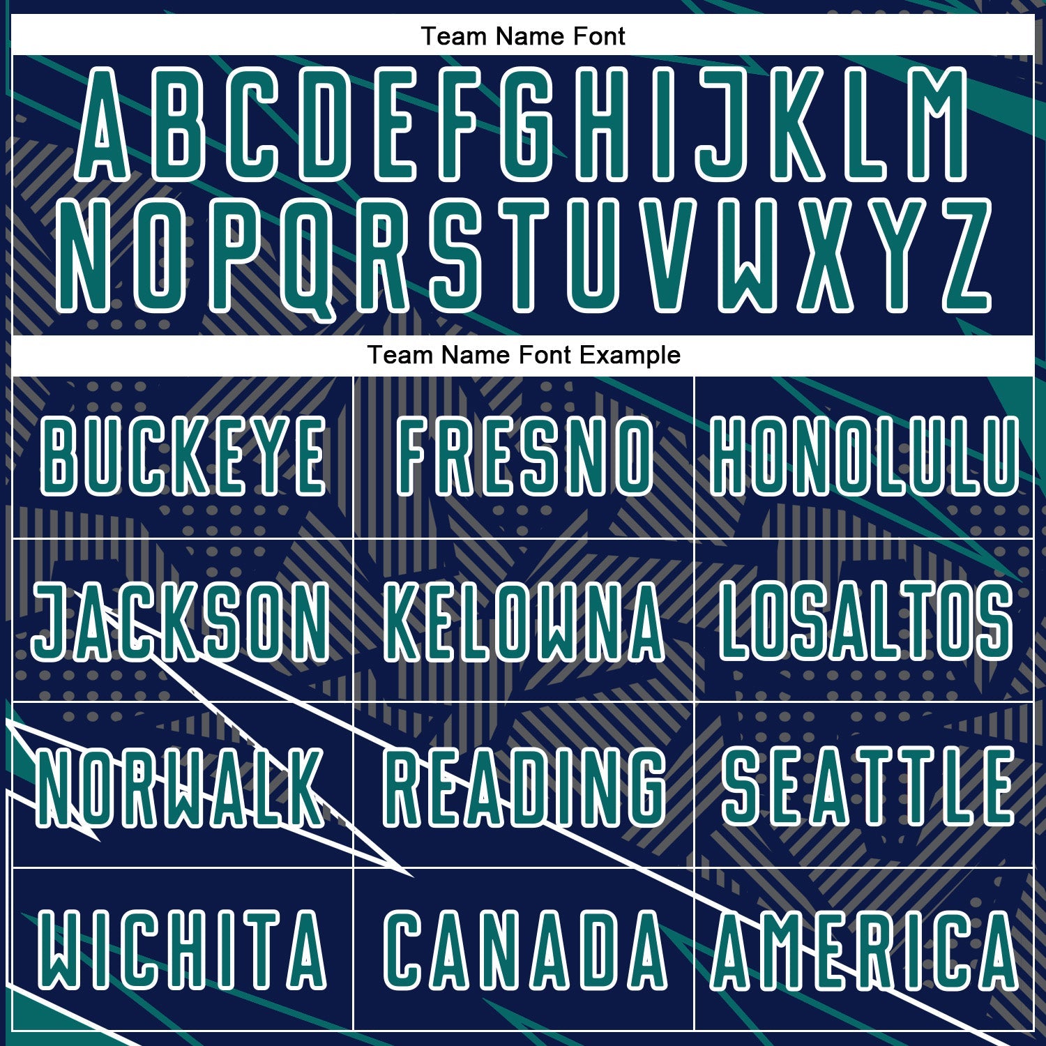 Custom Navy Teal-White Lines Sports Sublimation Soccer Uniform Jersey