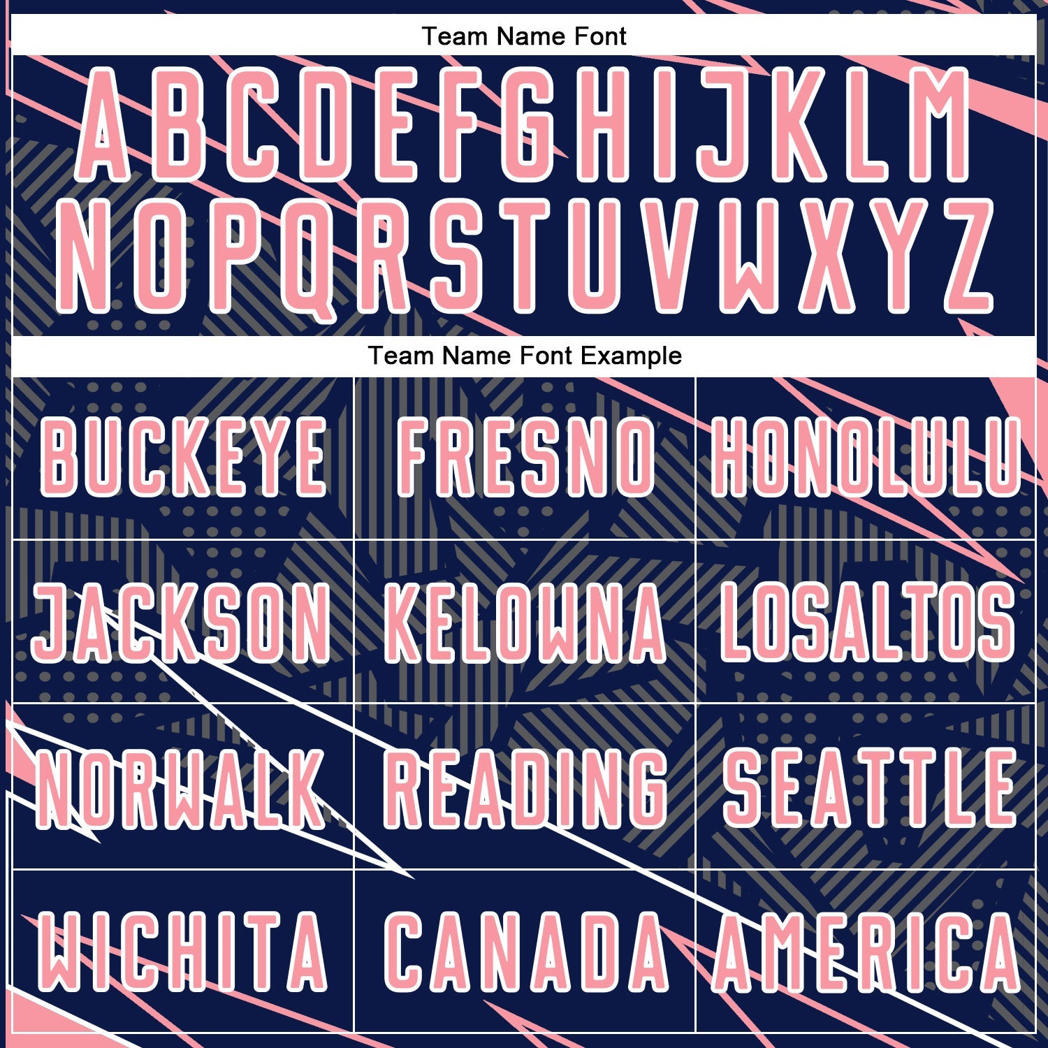 Custom Navy Medium Pink-White Lines Sports Sublimation Soccer Uniform Jersey