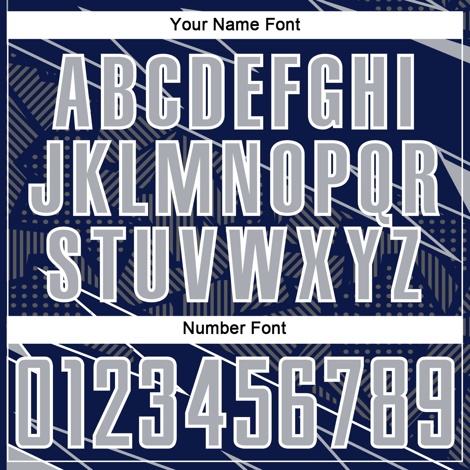 Custom Navy Gray-White Lines Sports Sublimation Soccer Uniform Jersey