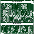 Custom Green White Lines Sports Sublimation Soccer Uniform Jersey