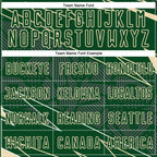 Custom Green Cream Lines Sports Sublimation Soccer Uniform Jersey