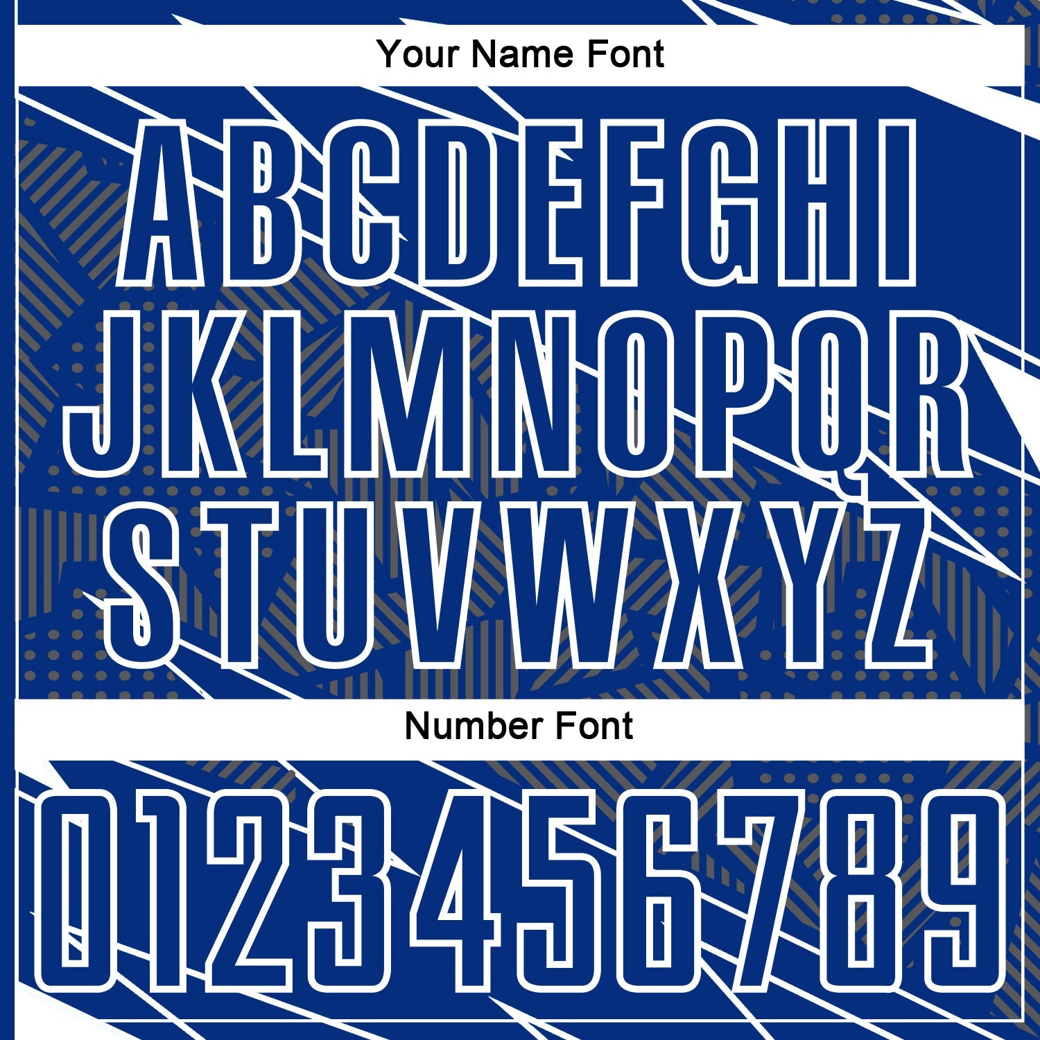 Custom Royal White Lines Sports Sublimation Soccer Uniform Jersey