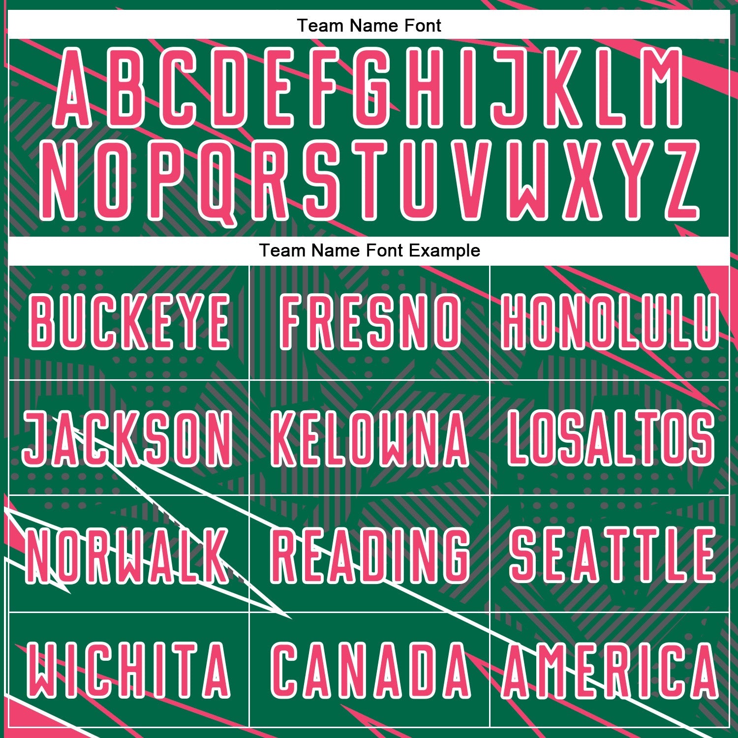 Custom Kelly Green Neon Pink-White Lines Sports Sublimation Soccer Uniform Jersey