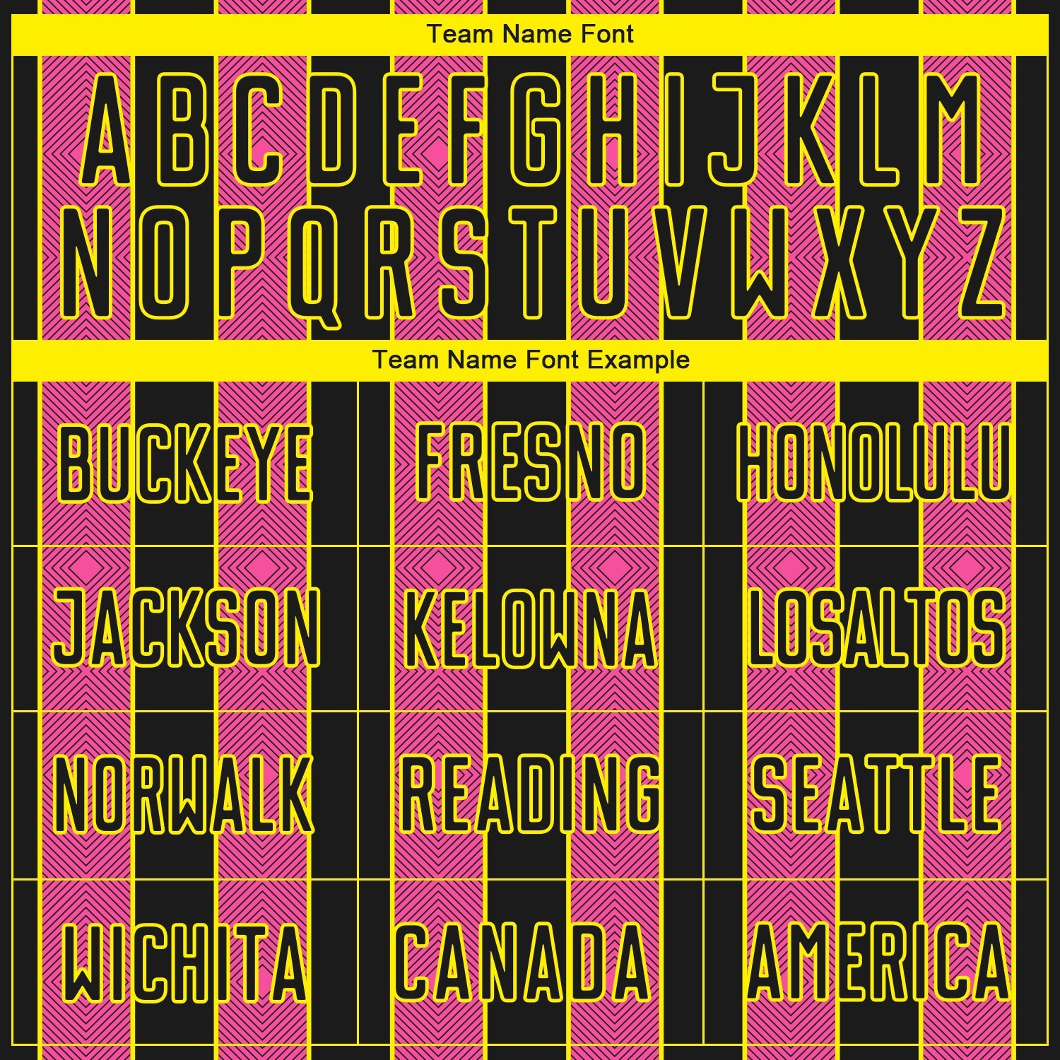 Custom Black Pink-Light Yellow Pinstripe Line Sports Sublimation Soccer Uniform Jersey