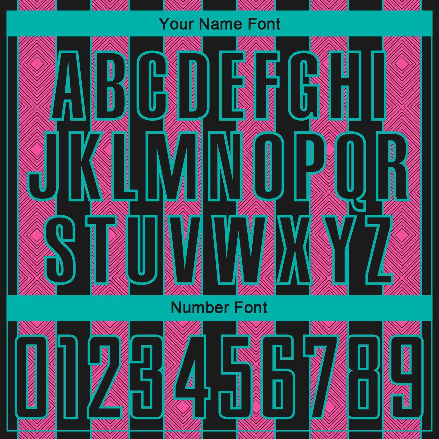 Custom Black Pink-Aqua Pinstripe Line Sports Sublimation Soccer Uniform Jersey