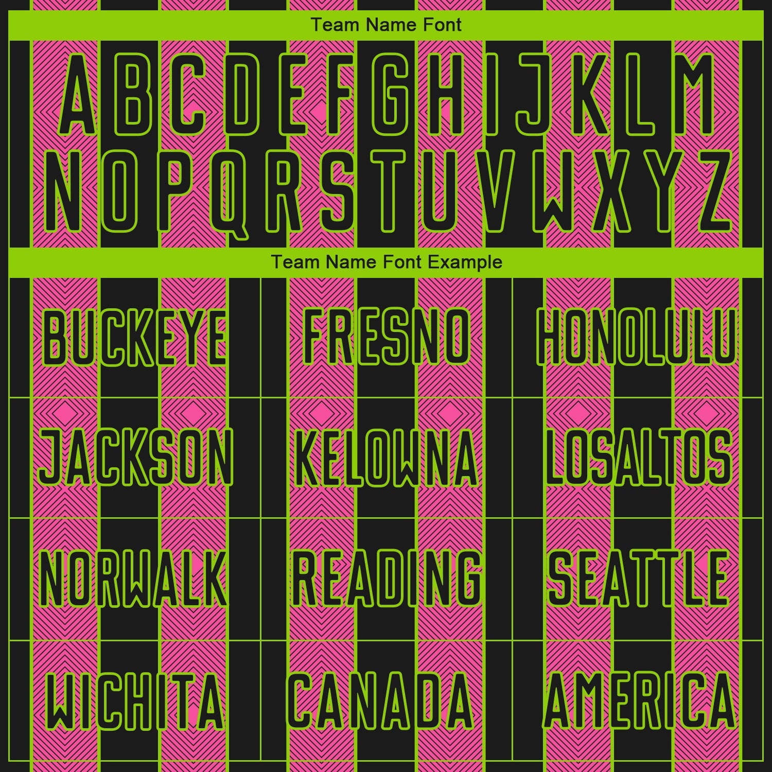 Custom Black Pink-Neon Green Pinstripe Line Sports Sublimation Soccer Uniform Jersey