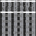 Custom Black Gray-White Pinstripe Line Sports Sublimation Soccer Uniform Jersey