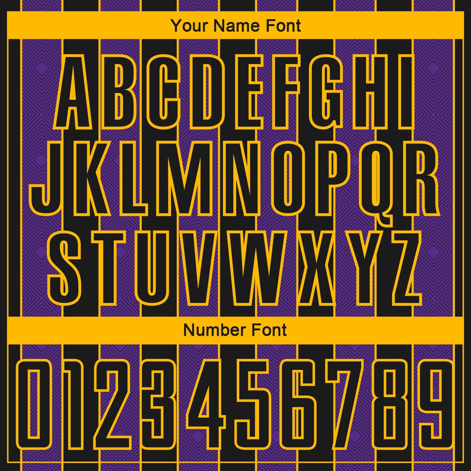 Custom Black Purple-Gold Pinstripe Line Sports Sublimation Soccer Uniform Jersey