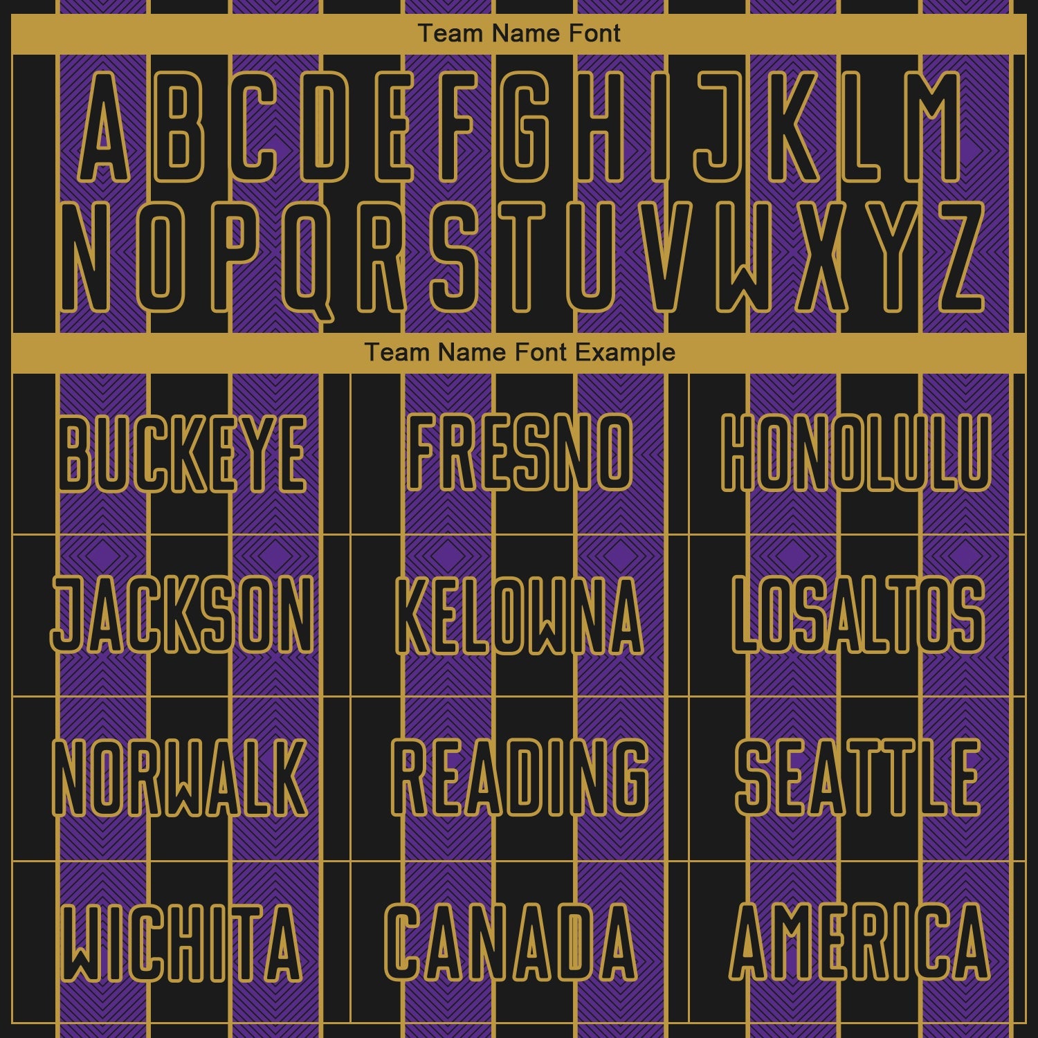 Custom Black Purple-Old Gold Pinstripe Line Sports Sublimation Soccer Uniform Jersey