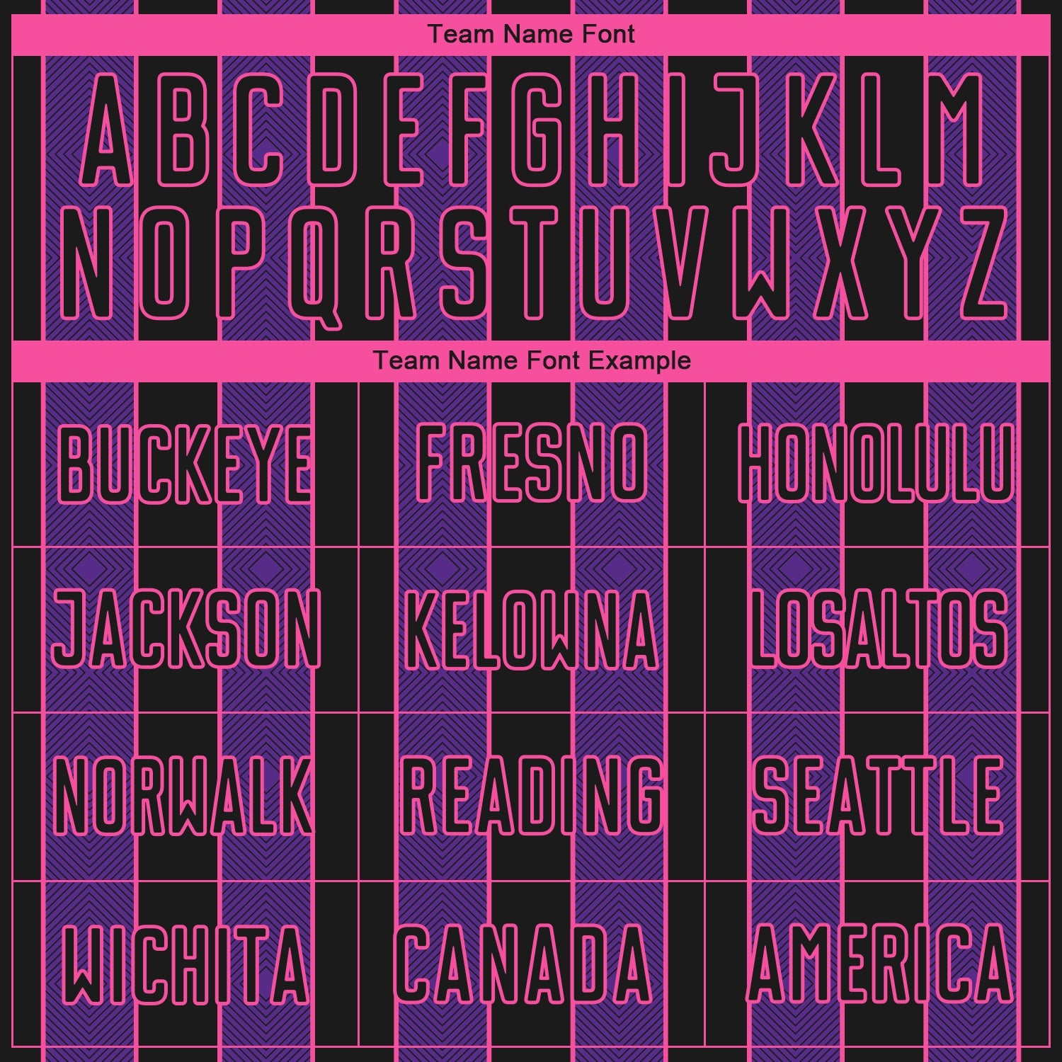 Custom Black Purple-Pink Pinstripe Line Sports Sublimation Soccer Uniform Jersey