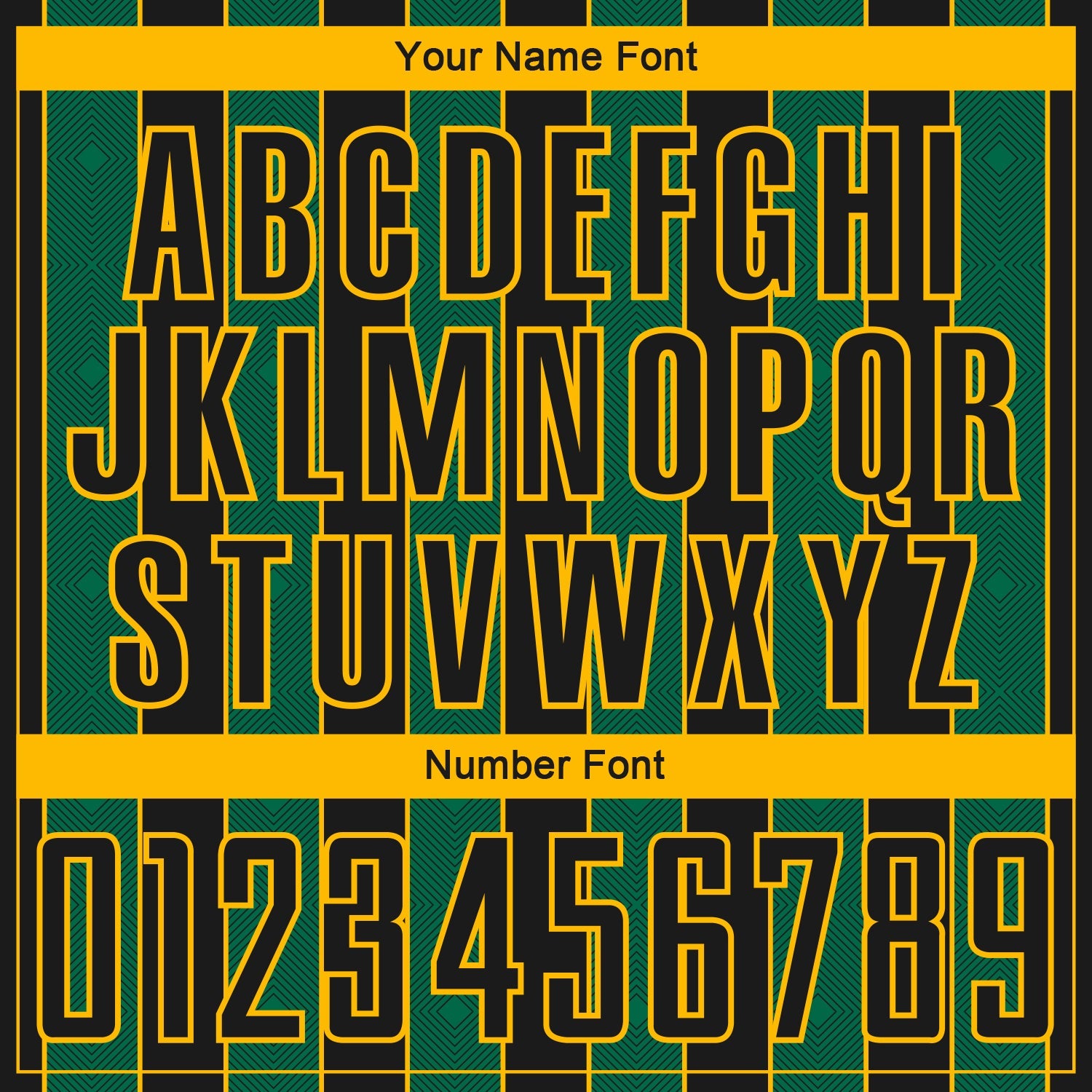 Custom Black Kelly Green-Gold Pinstripe Line Sports Sublimation Soccer Uniform Jersey