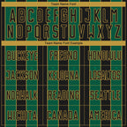 Custom Black Kelly Green-Old Gold Pinstripe Line Sports Sublimation Soccer Uniform Jersey