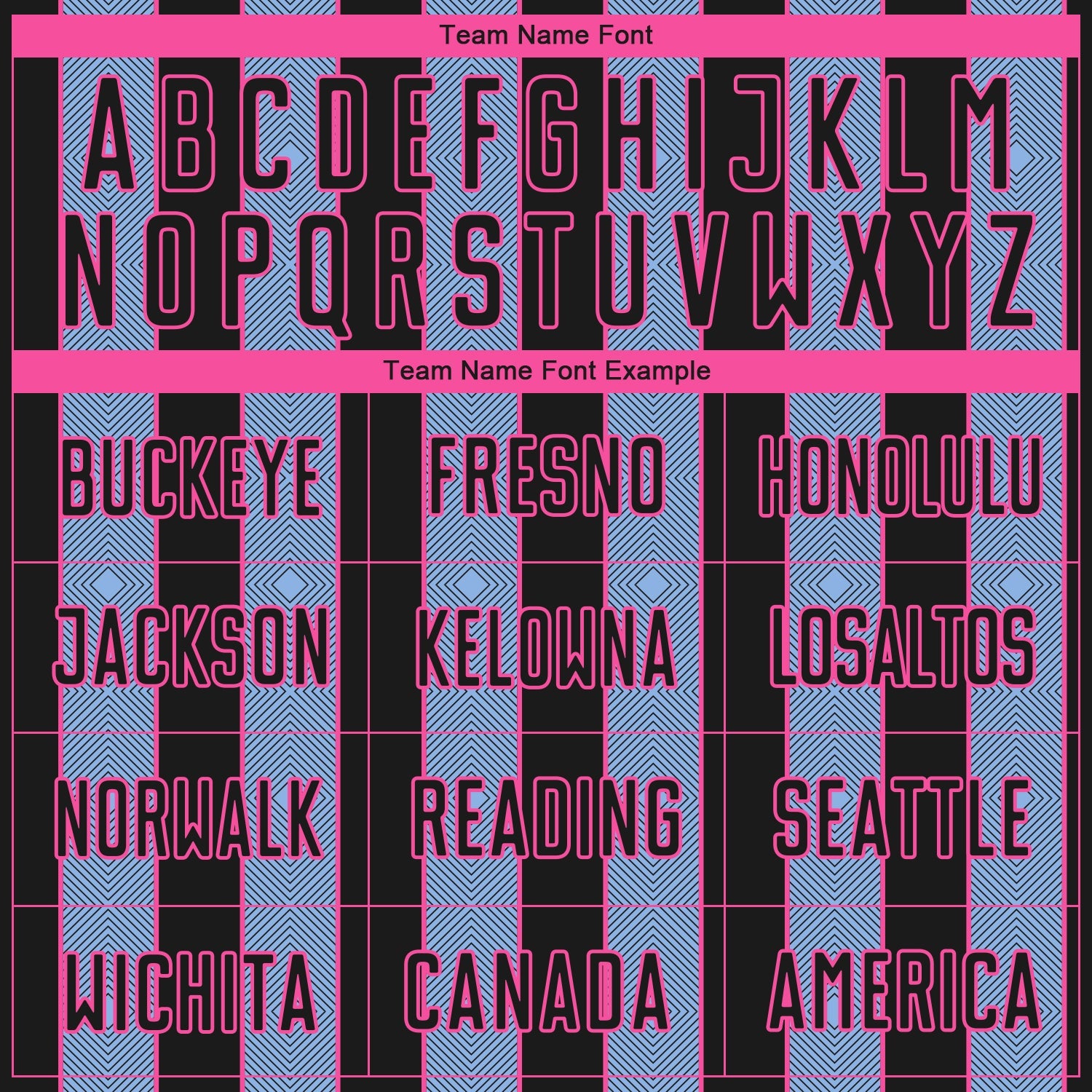 Custom Black Light Blue-Pink Pinstripe Line Sports Sublimation Soccer Uniform Jersey