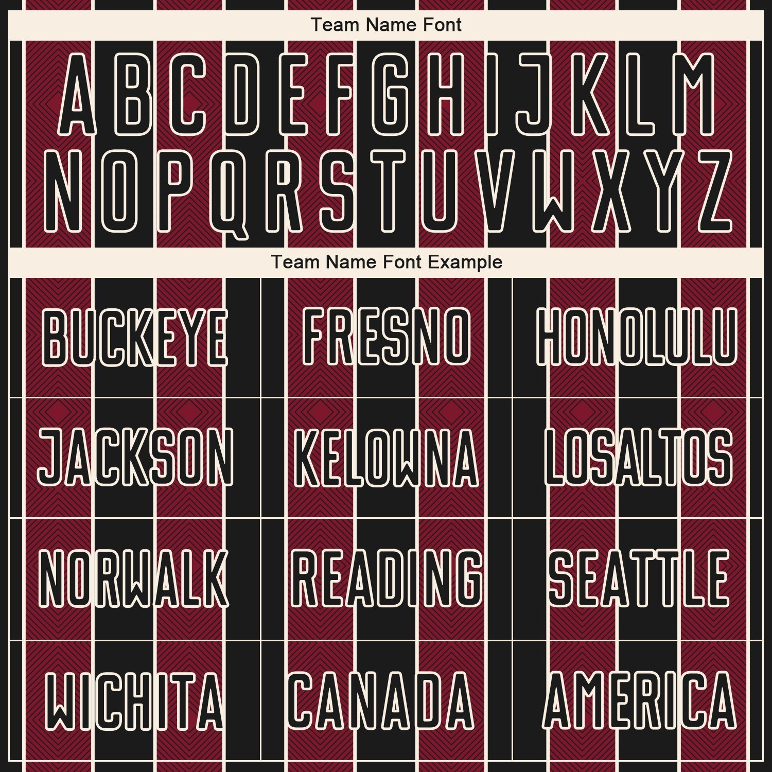 Custom Black Crimson-Cream Pinstripe Line Sports Sublimation Soccer Uniform Jersey